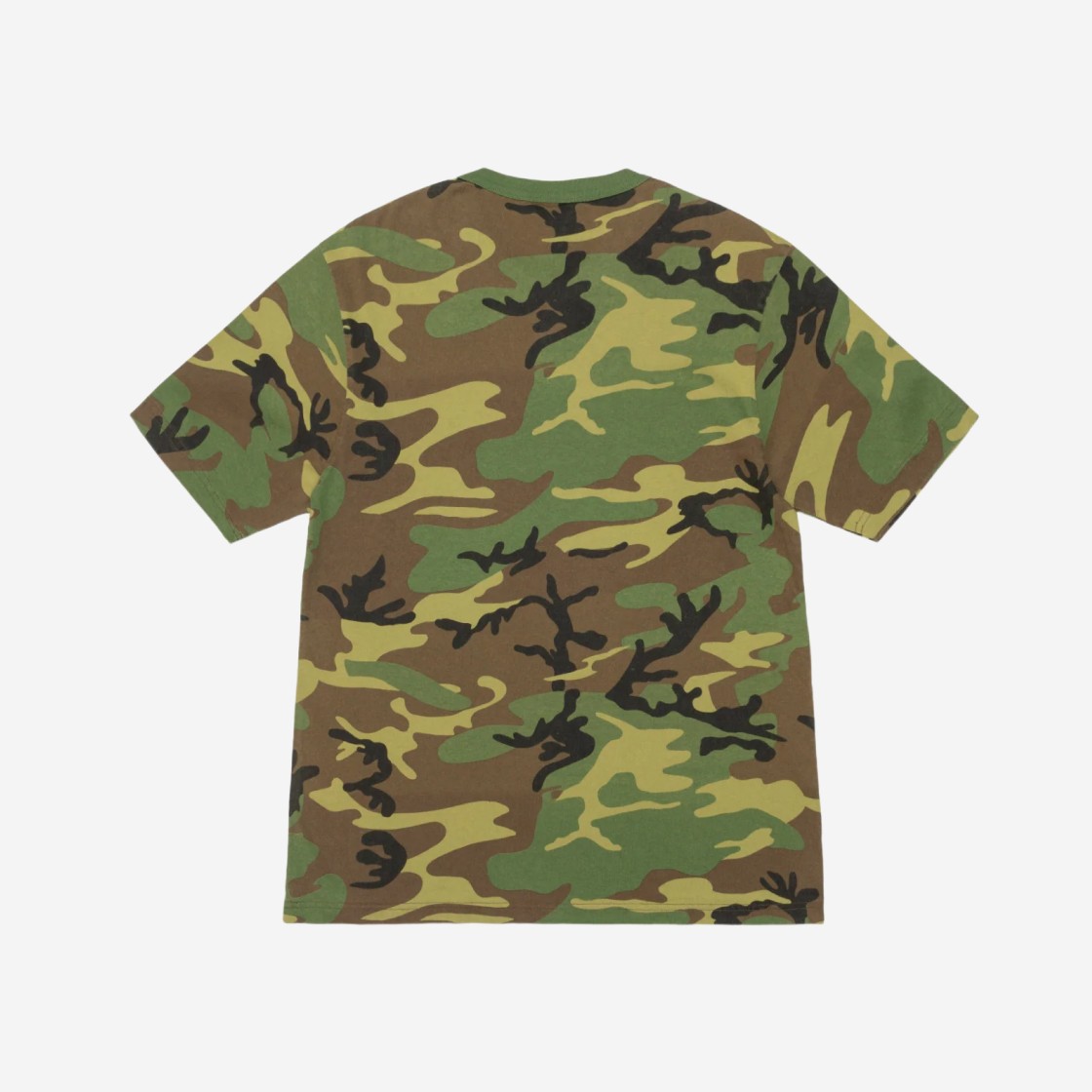 Stussy Stock Camo T-Shirt Camo Yellow 상세 이미지 2