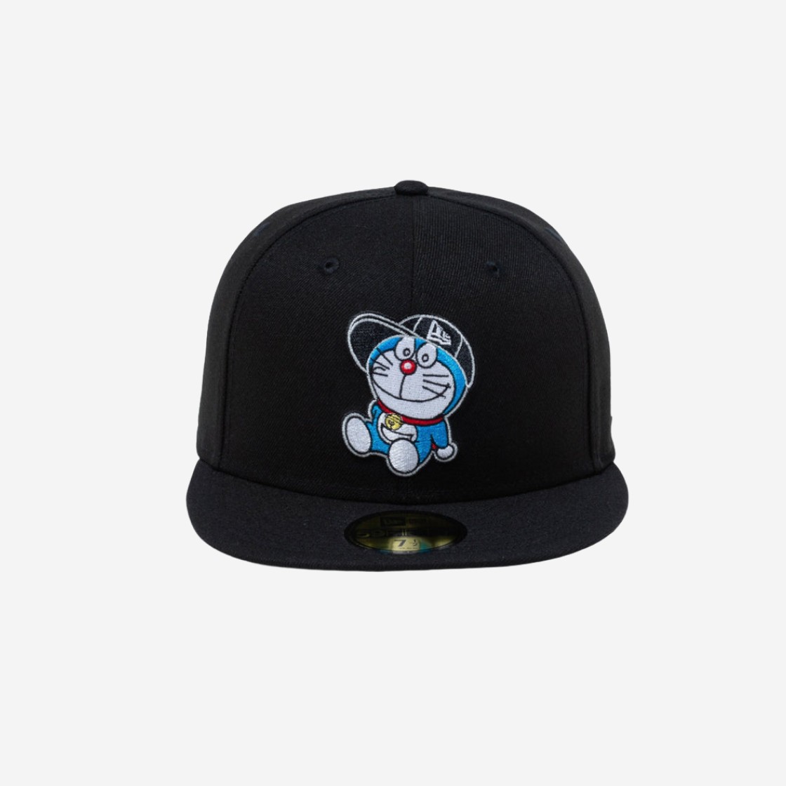 New Era x Doraemon 59Fifty Cap Doraemon Cap Black 상세 이미지 1