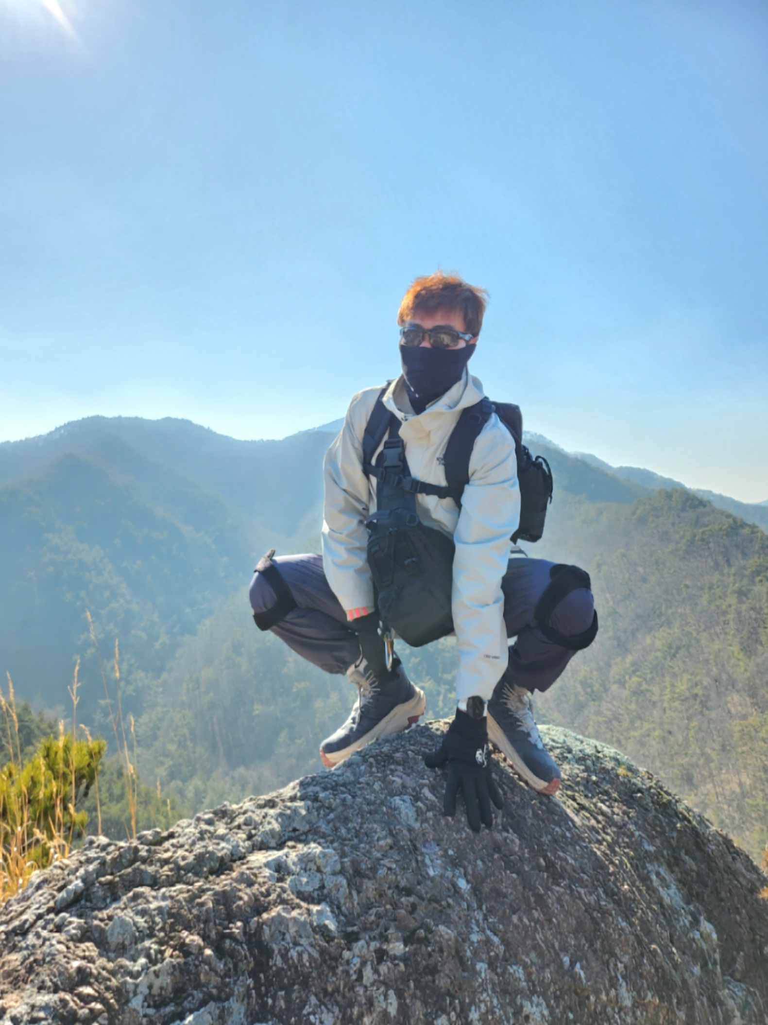 Nike Pro Dri-Fit Tights Black - Asia, Nike ACG Sun farer Trail Pants Gridiron - Asia 착용 스타일 - 3