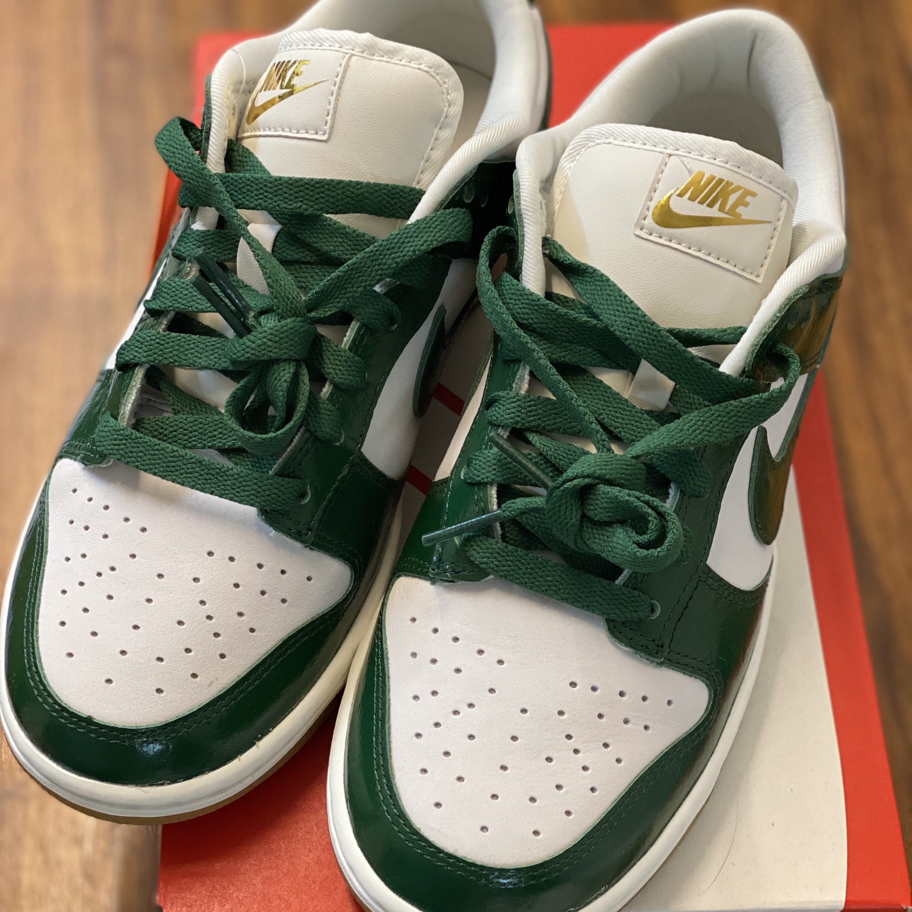 (W) Nike Dunk Low Gorge Green 착용 스타일 - 1