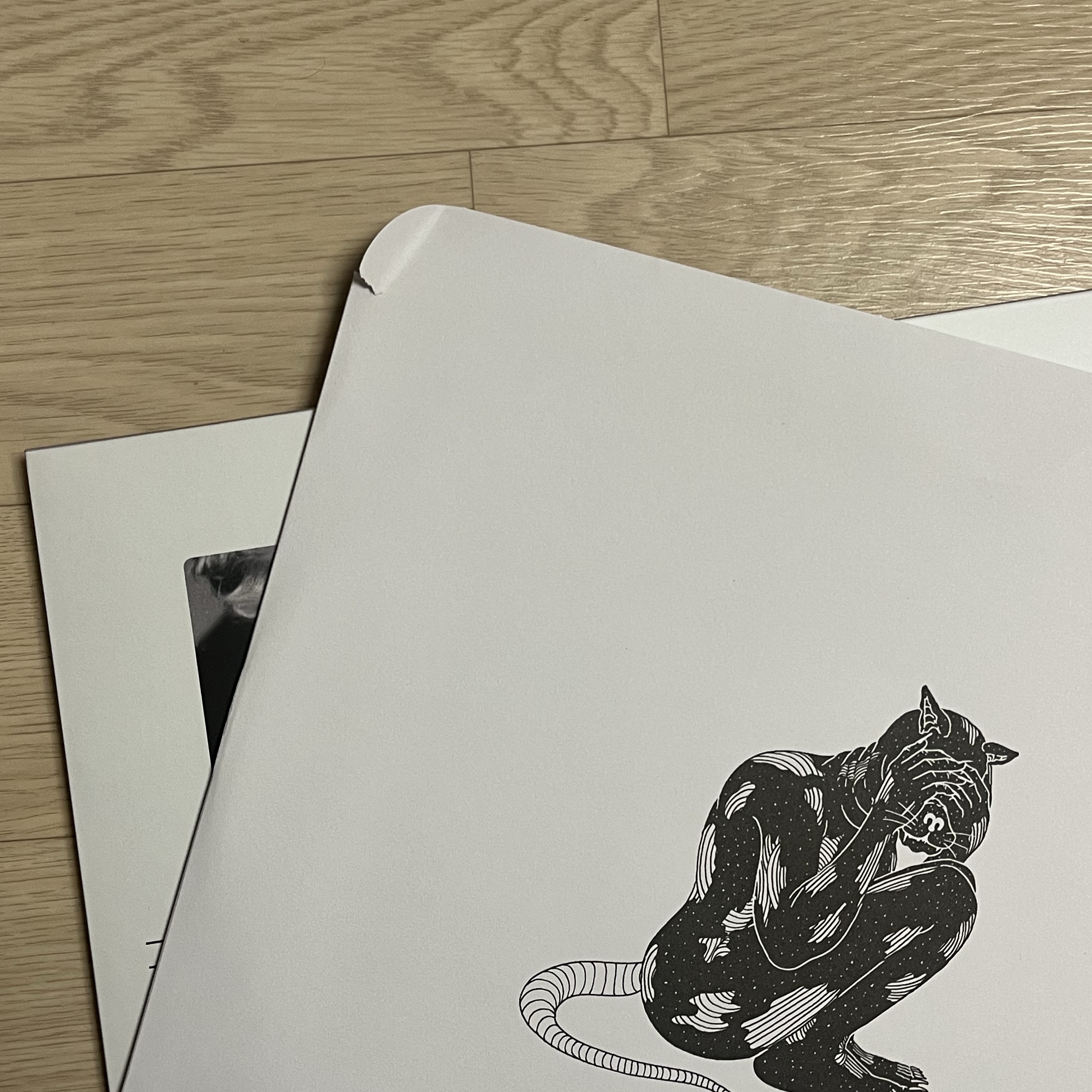 The Black Skirts 3rd Album Part 2 Thirsty Marble Smoke Translucent 착용 스타일 - 2