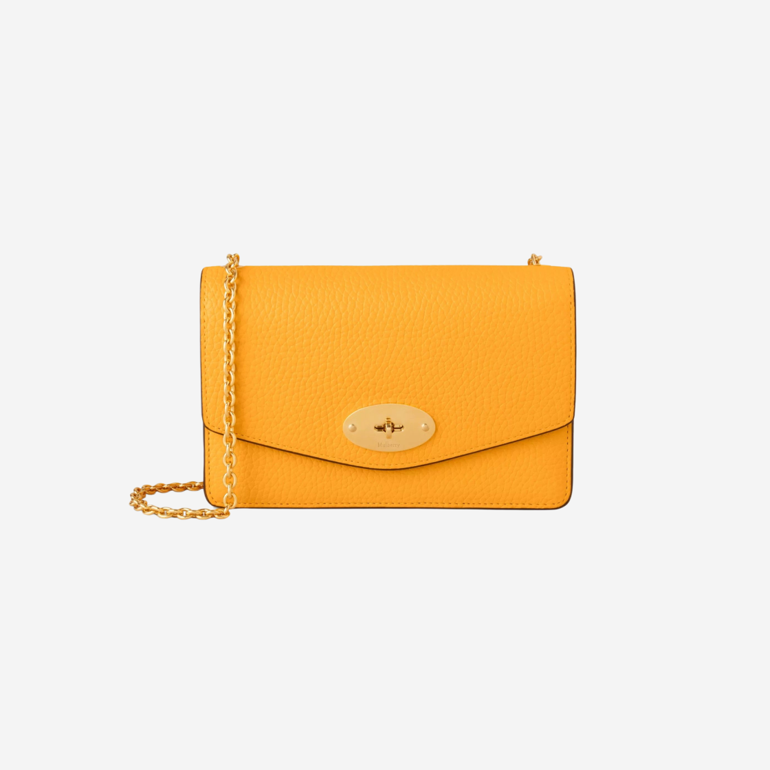 Mulberry Heavy Grain Small Darley Double Yellow 상세 이미지 1