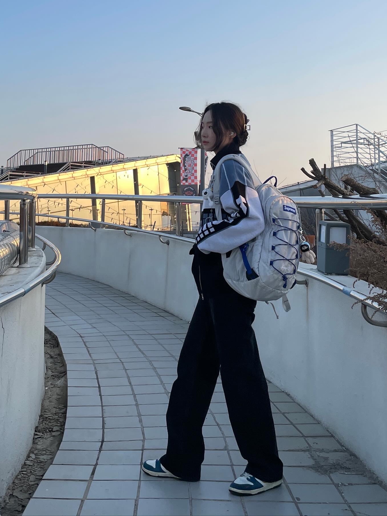 Supreme Backpack Silver - 22SS, Nike x Kasina Dunk Low 80's Bus 착용 스타일 - 1
