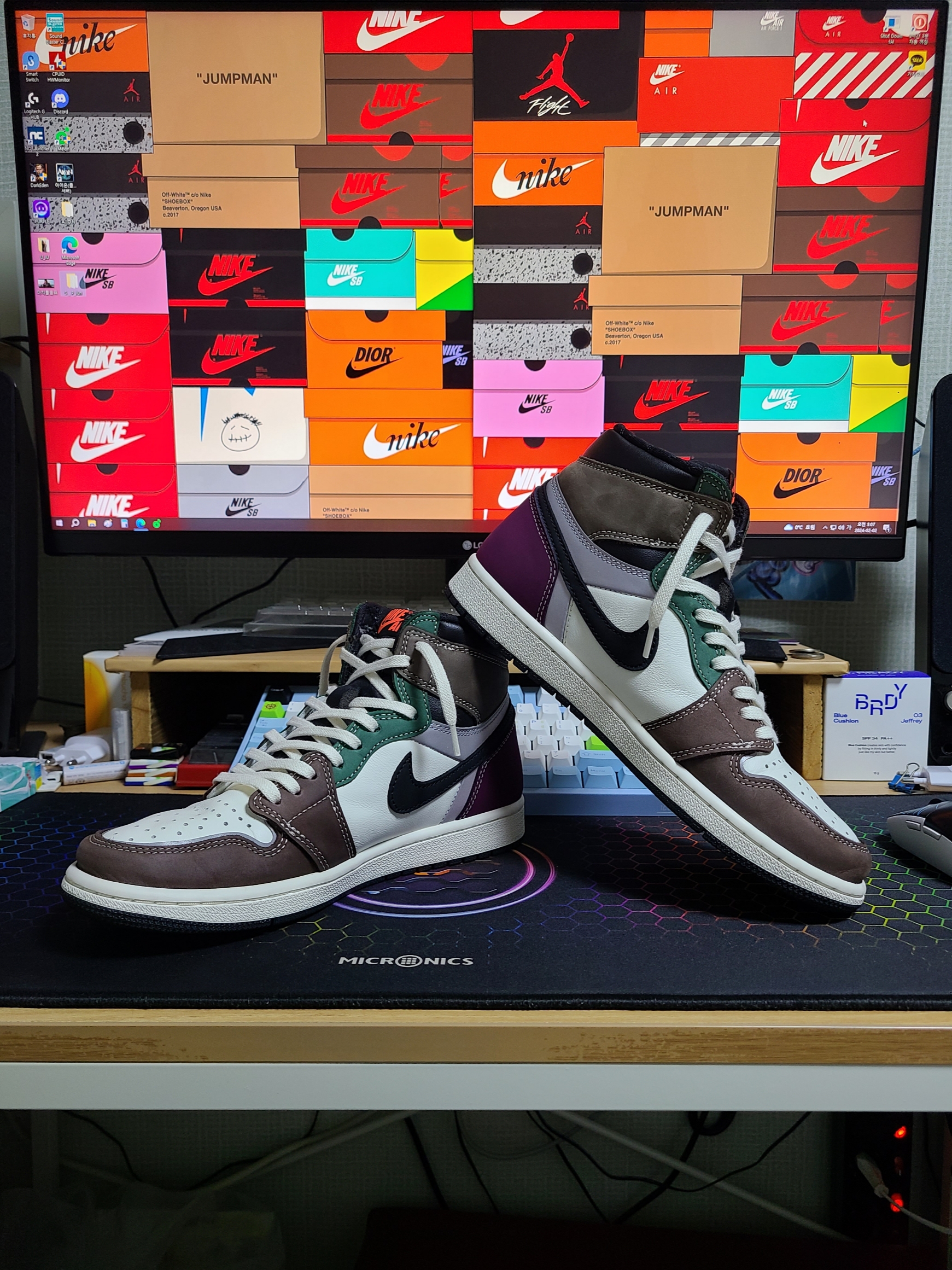Jordan 1 Retro High OG Craft 착용 스타일 - 6