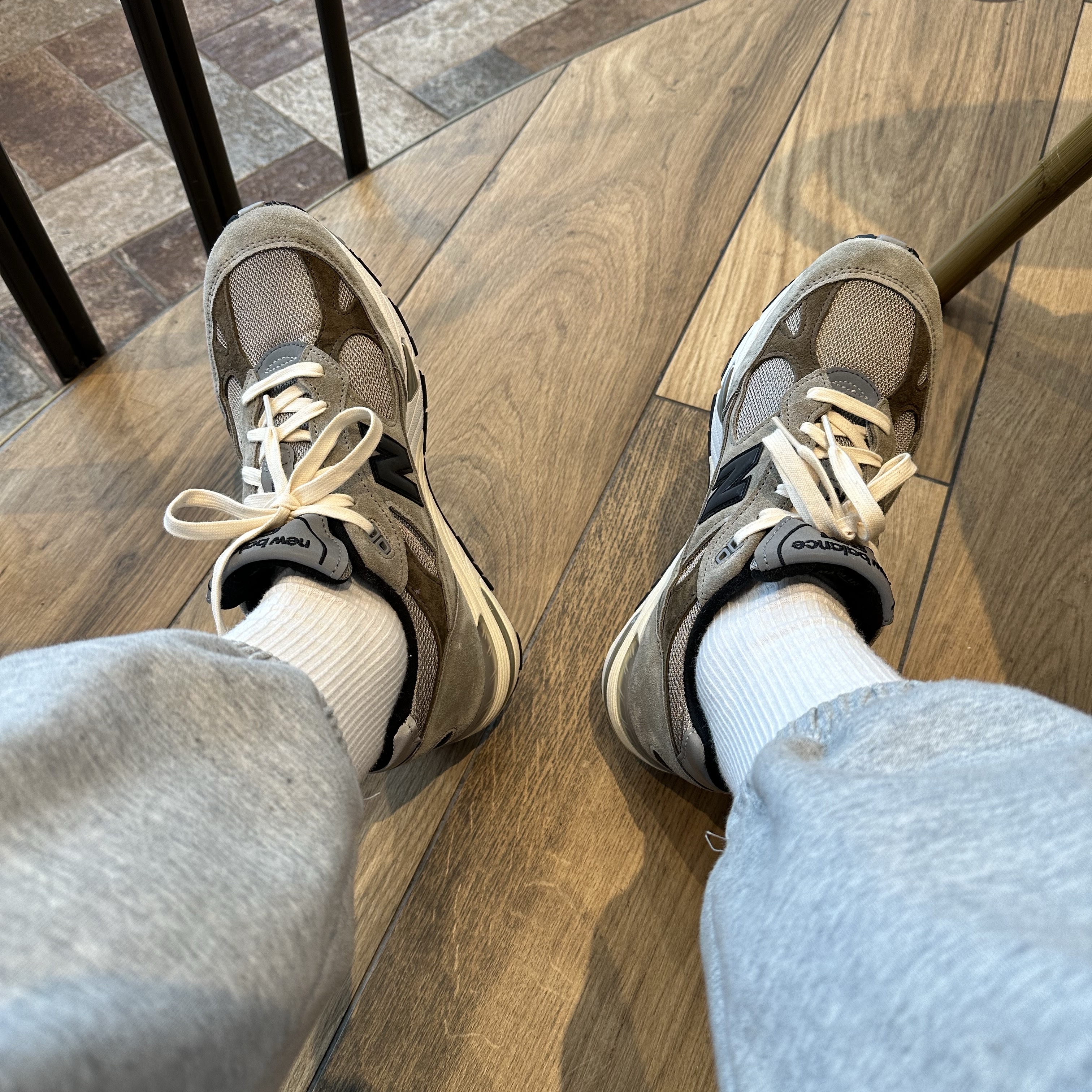 New Balance x JJJJound 991 Made in UK Grey 착용 스타일