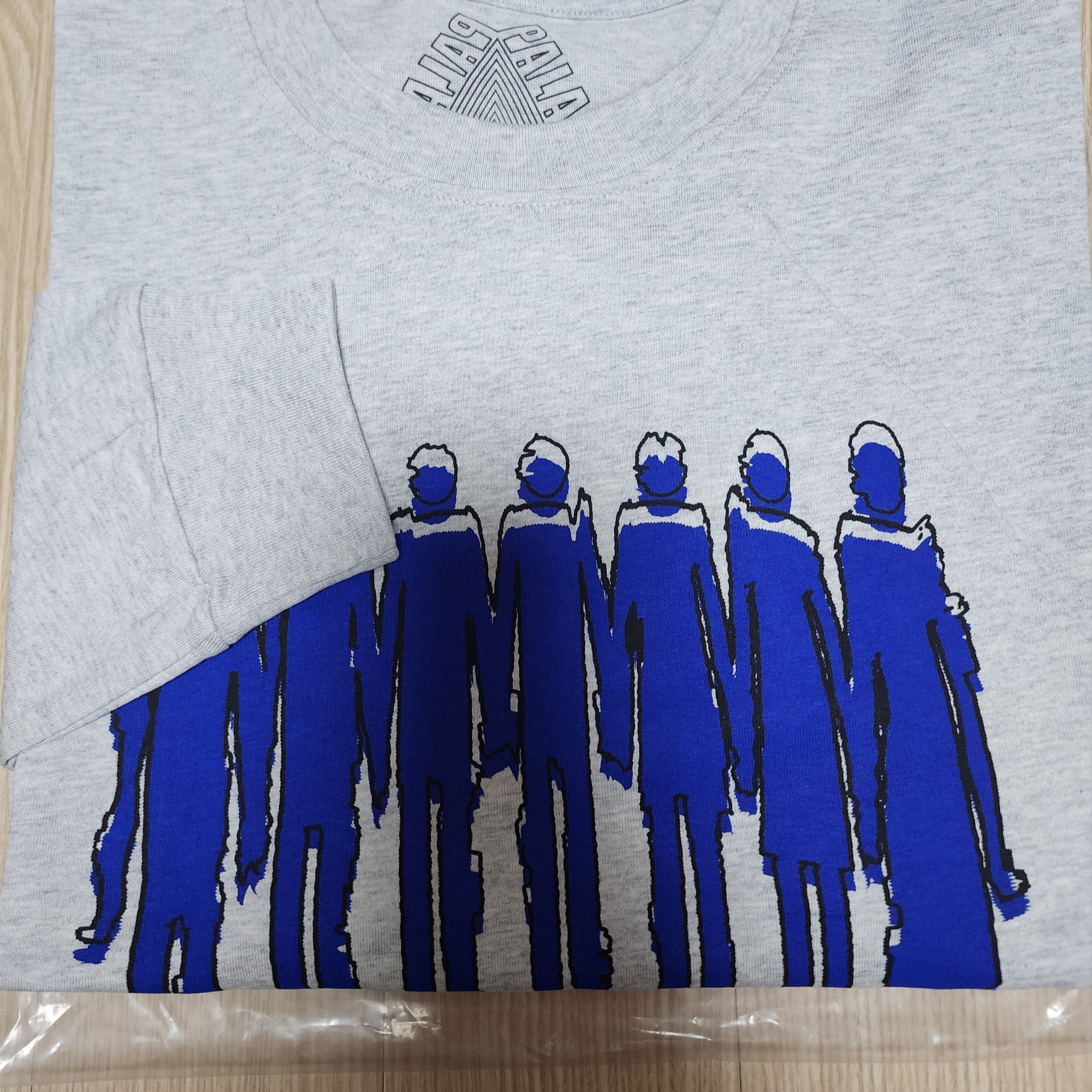 Palace Repeater Longsleeve Grey Marl - 24SS 착용 스타일