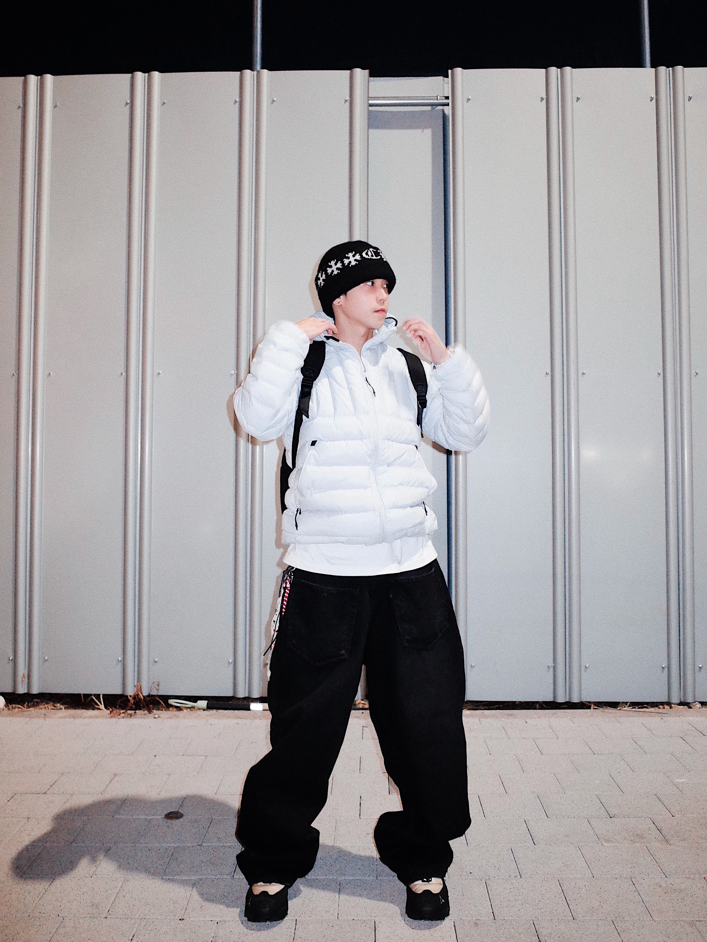 Roa Hiking Katharina Ecostep Vibram Sole Sand, Project G/R Coated Backward Denim Pants Black 착용 스타일 - 1