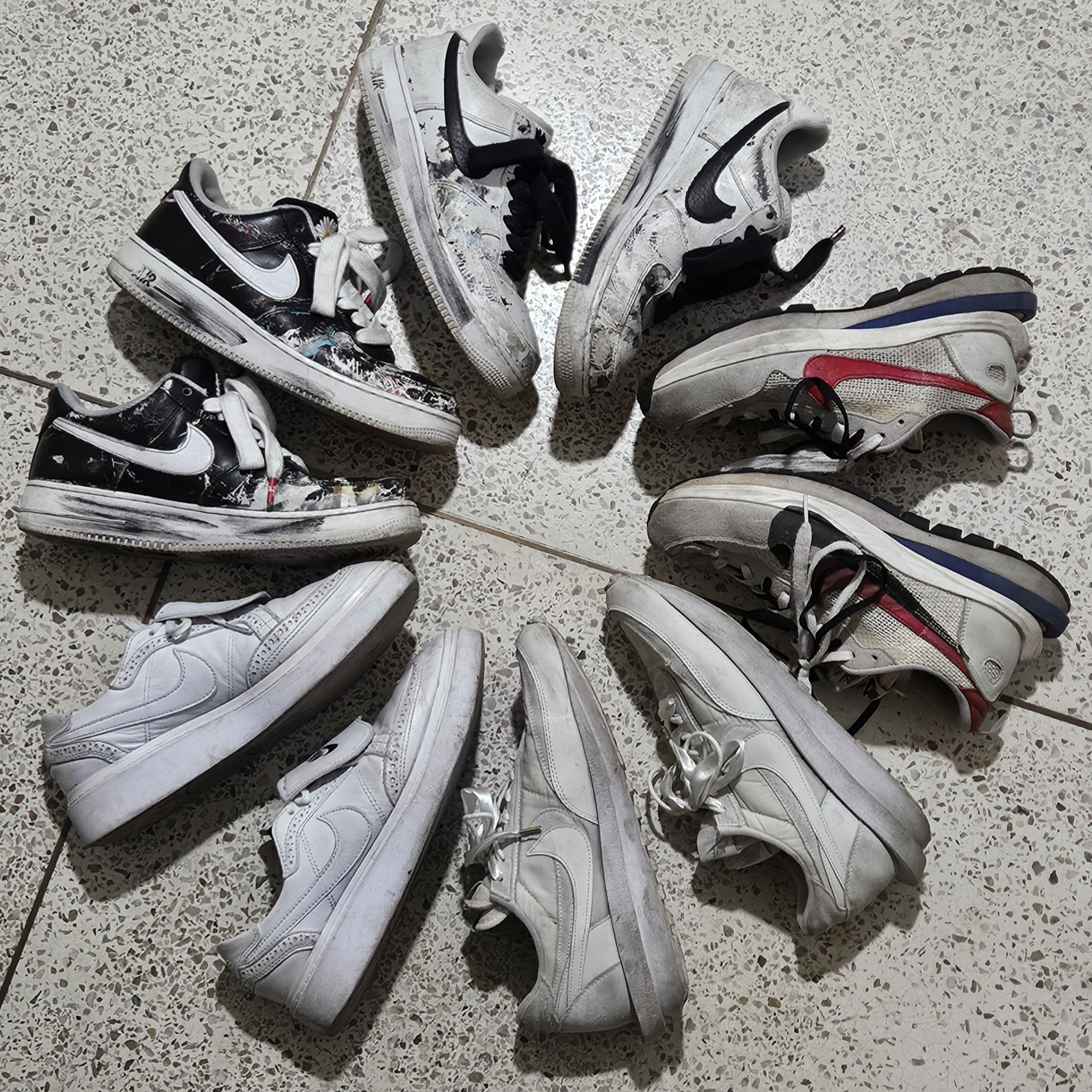 Nike x Peaceminusone Air Force 1 Low Para-Noise 2.0, Nike x Peaceminusone Air Force 1 Low Para-Noise 착용 스타일