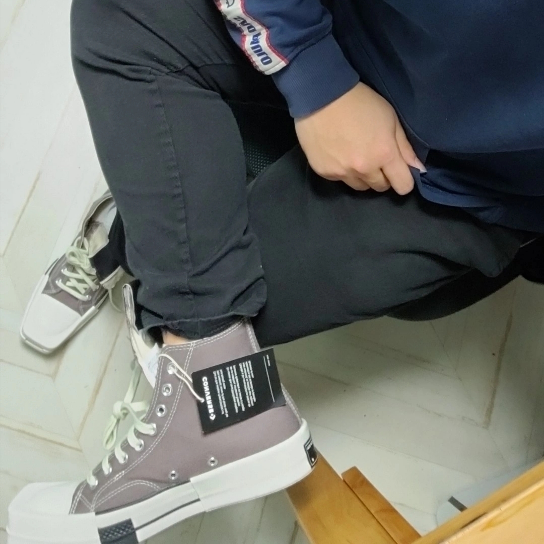 Converse x Drkshdw Turbodrk Chuck 70 Hi Laceless Iron 착용 스타일 - 2