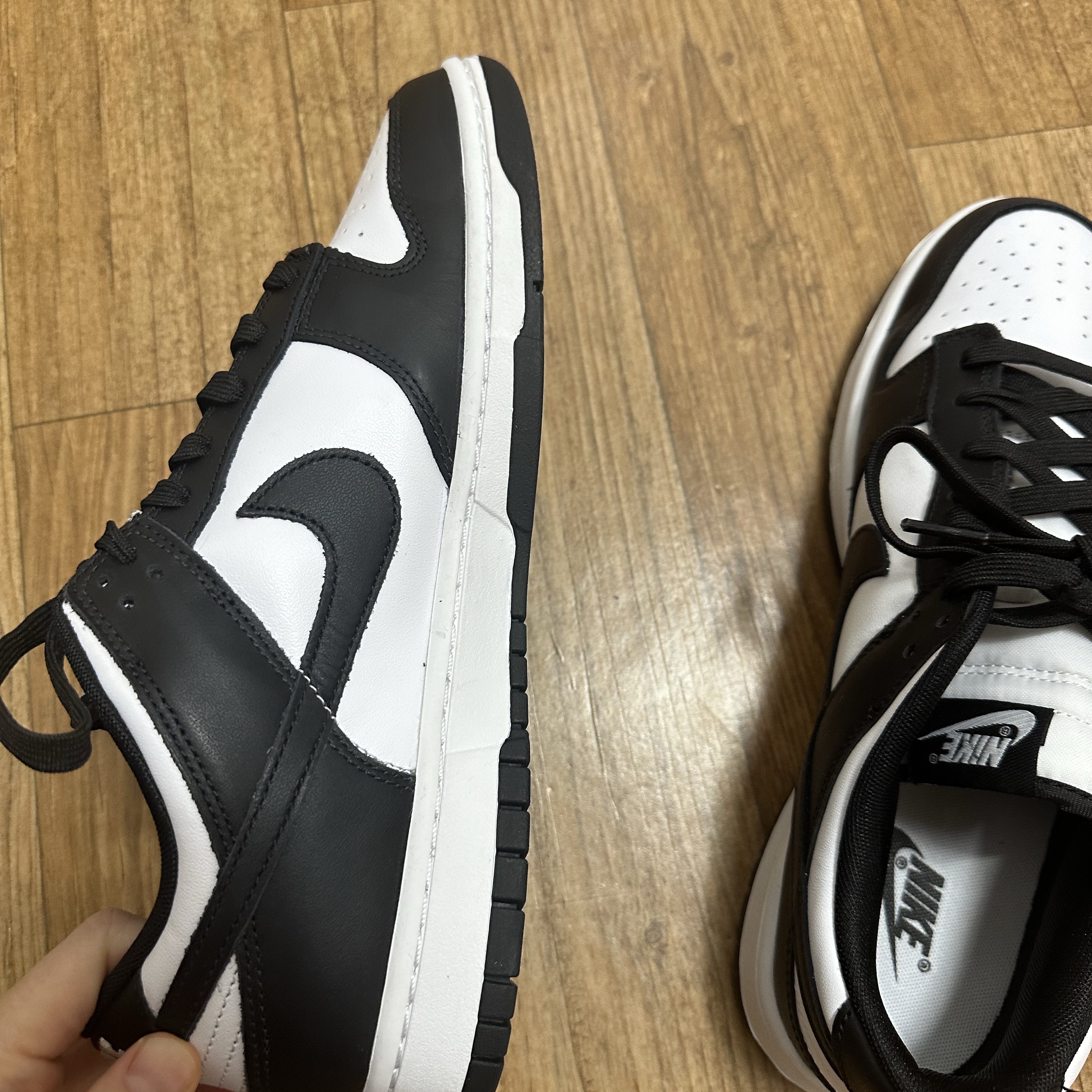Nike Dunk Low Retro Black 착용 스타일 - 5