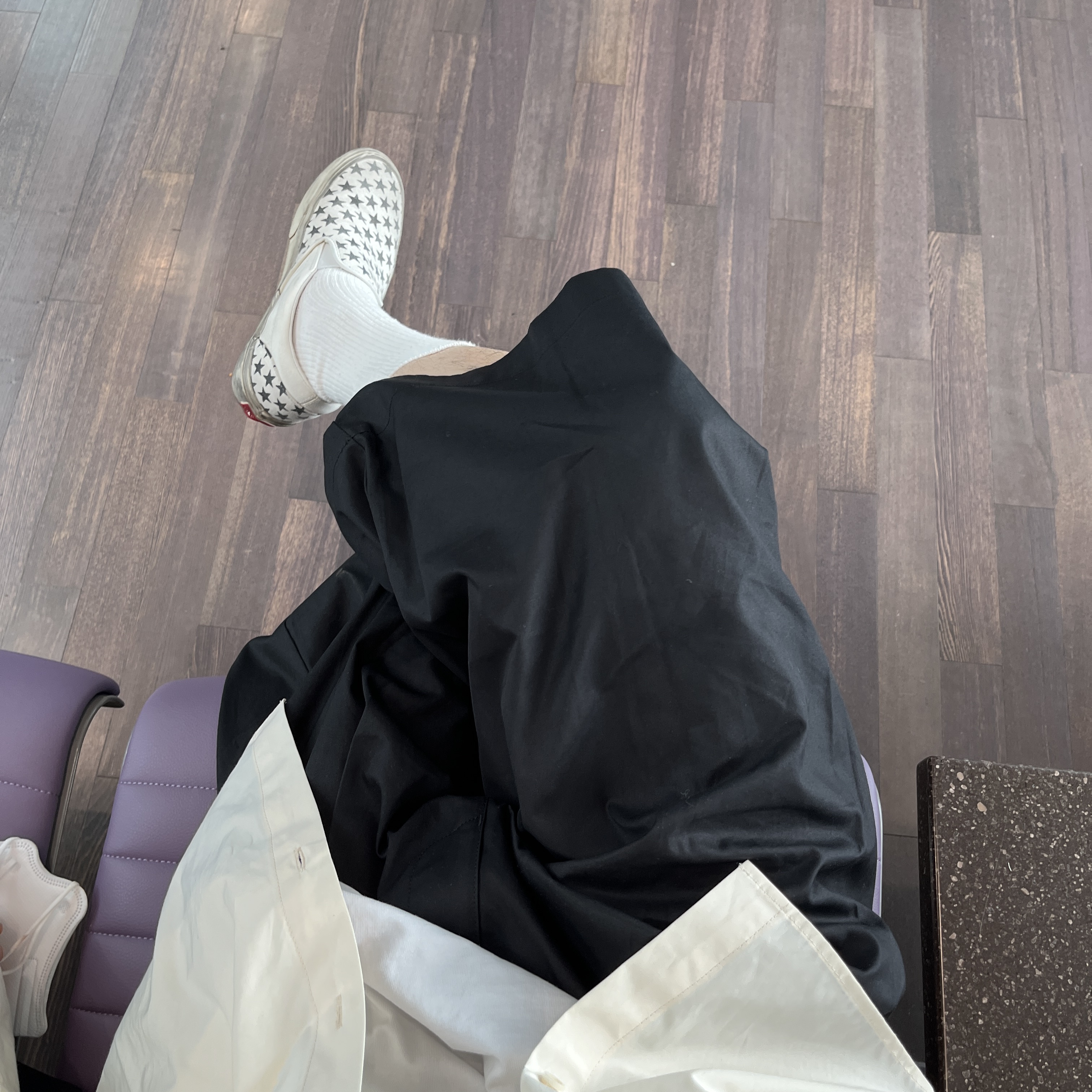 Vans Vault x Bianca Chandon Classic Slip-On LX Stressed Black White 착용 스타일