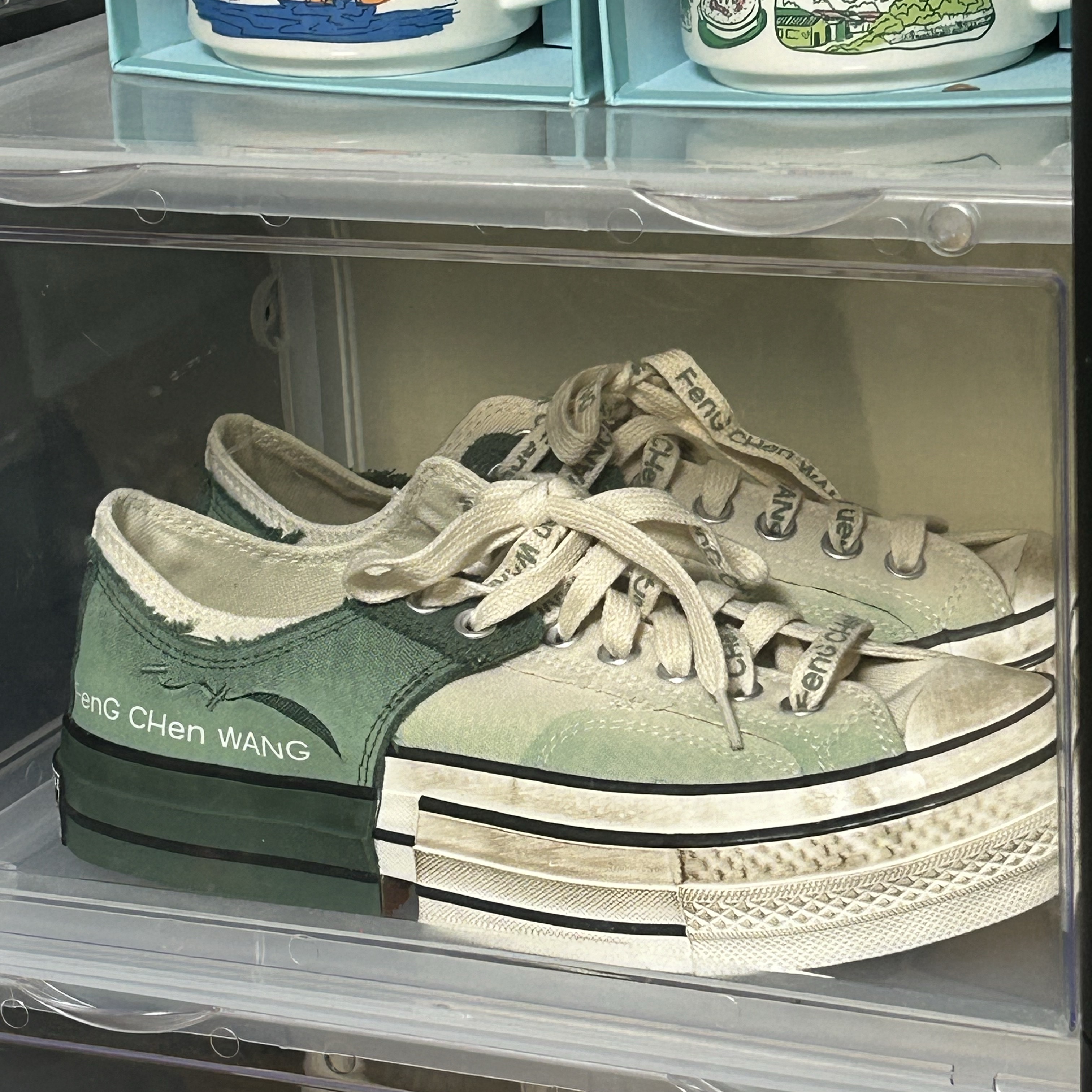 Converse x Feng Chen Wang Chuck 70 Ox 2-in-1 Myrtle 착용 스타일 - 1