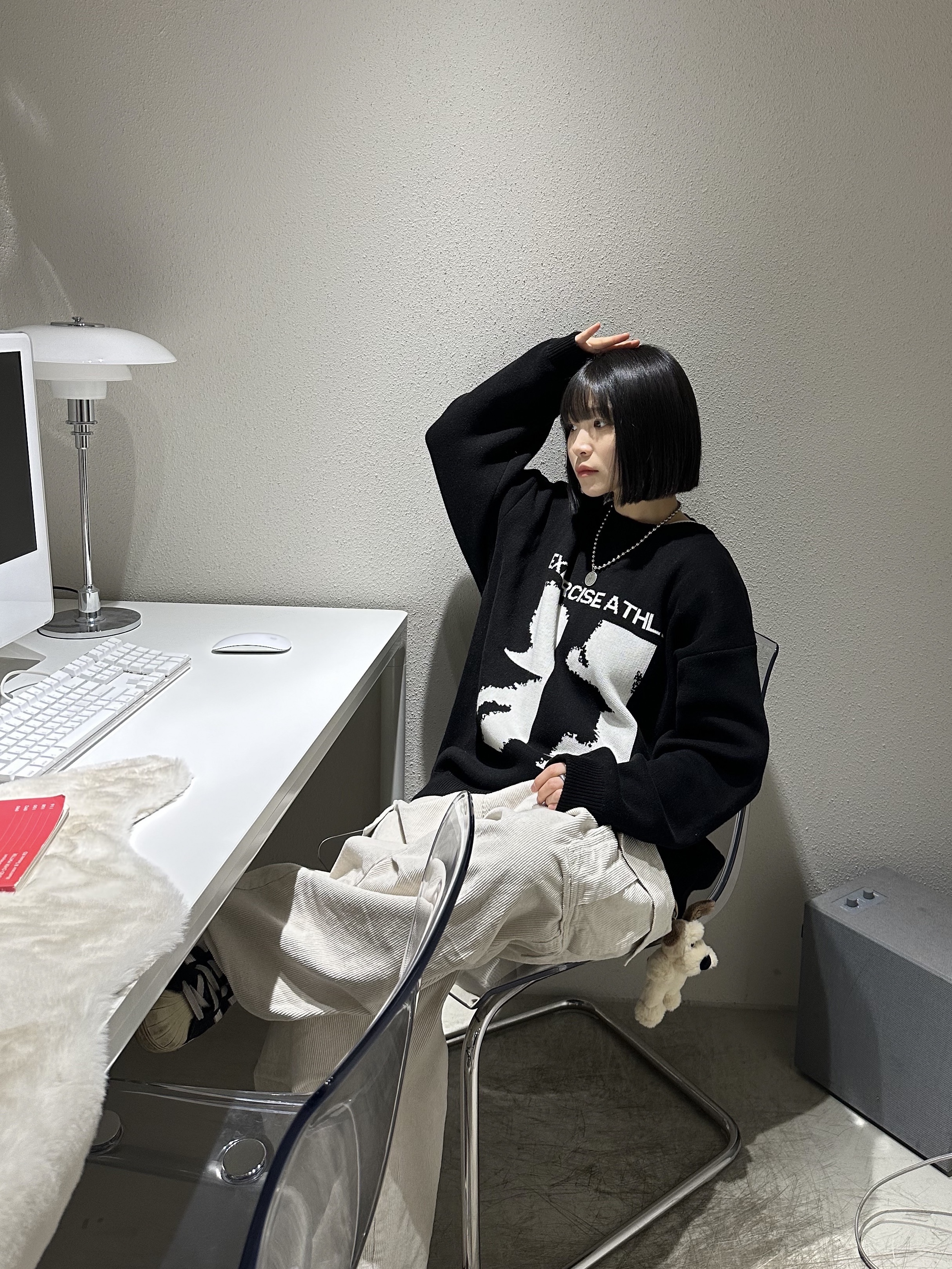 Adidas Superstar Premium Black White 착용 스타일 - 4
