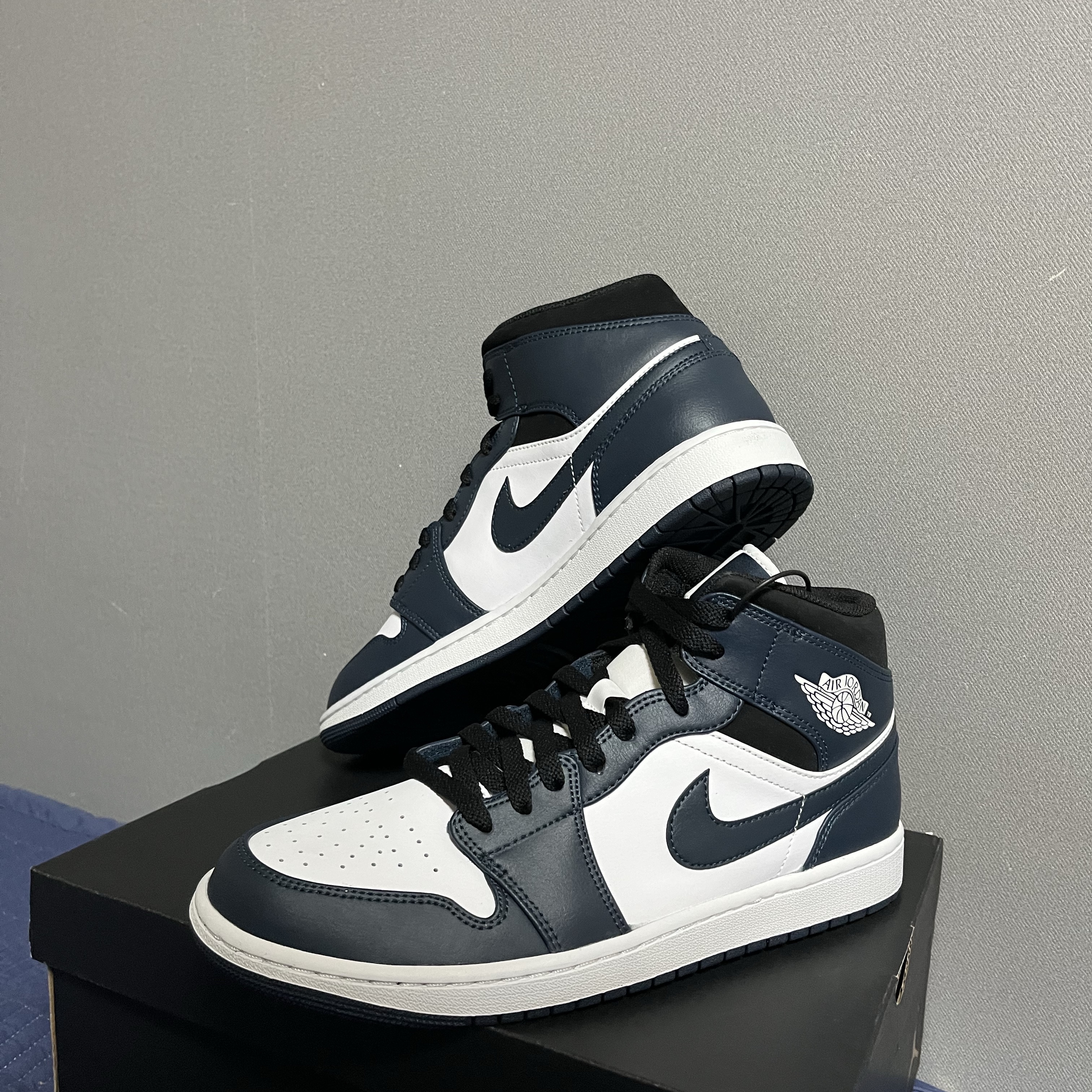 Jordan 1 Mid Dark Teal 착용 스타일 - 1