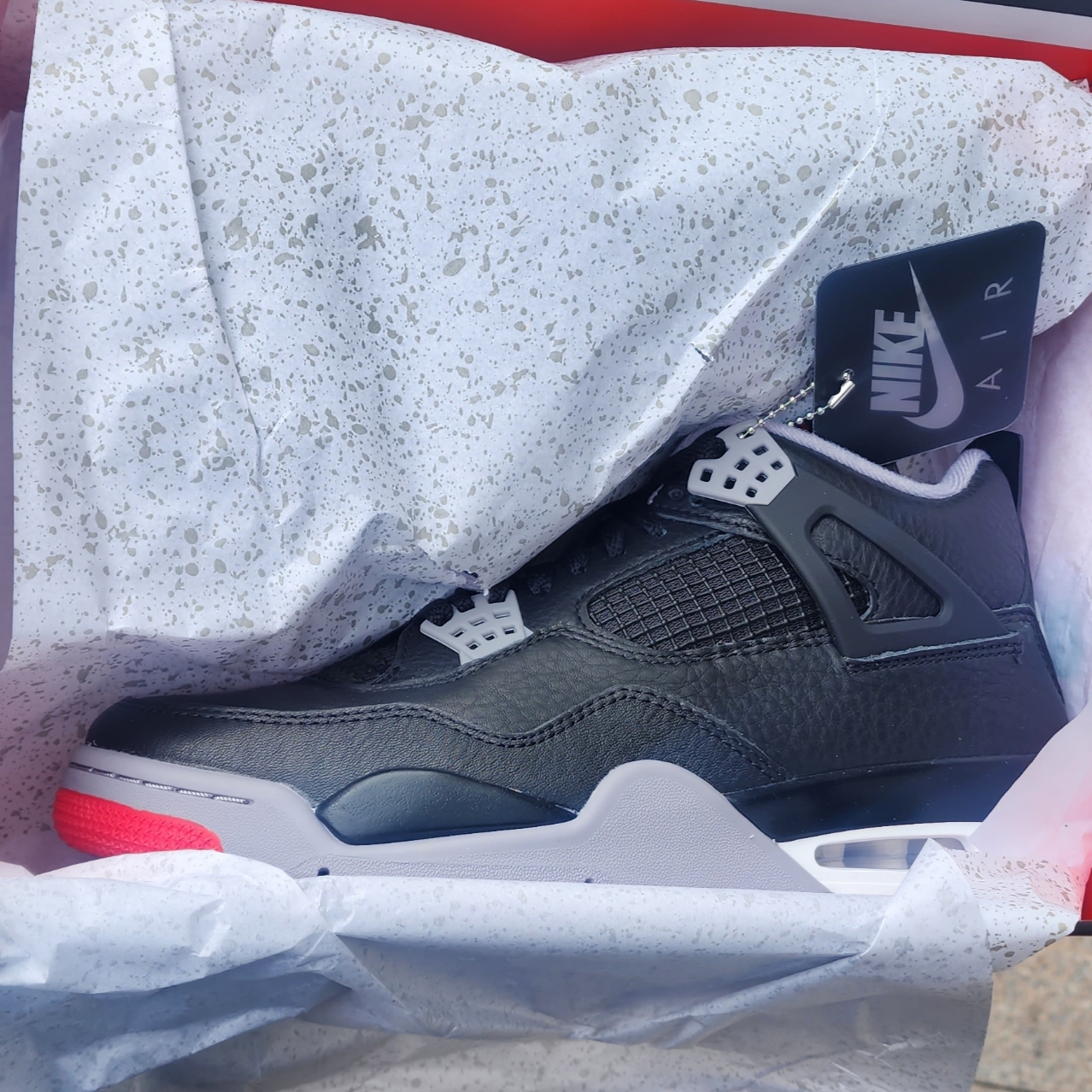 Jordan 4 Retro Bred Reimagined 착용 스타일