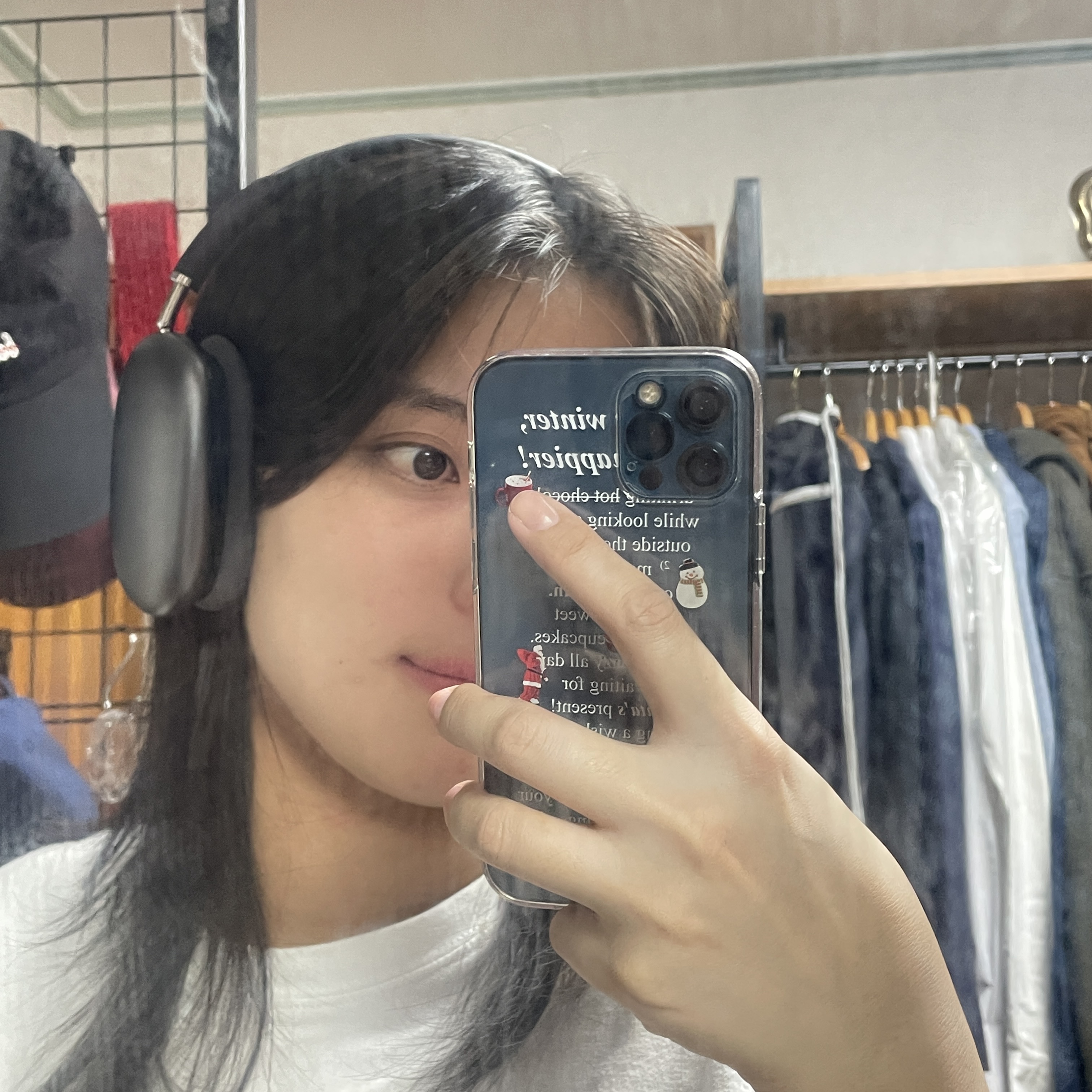 Apple AirPods Max Lightning Space Gray (Korean Ver.) 착용 스타일 - 1