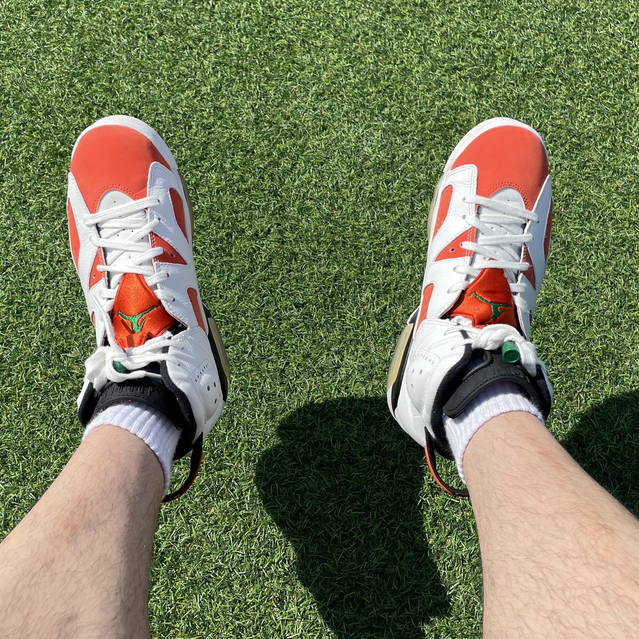 Jordan 6 Retro Gatorade Like Mike White 착용 스타일 - 2