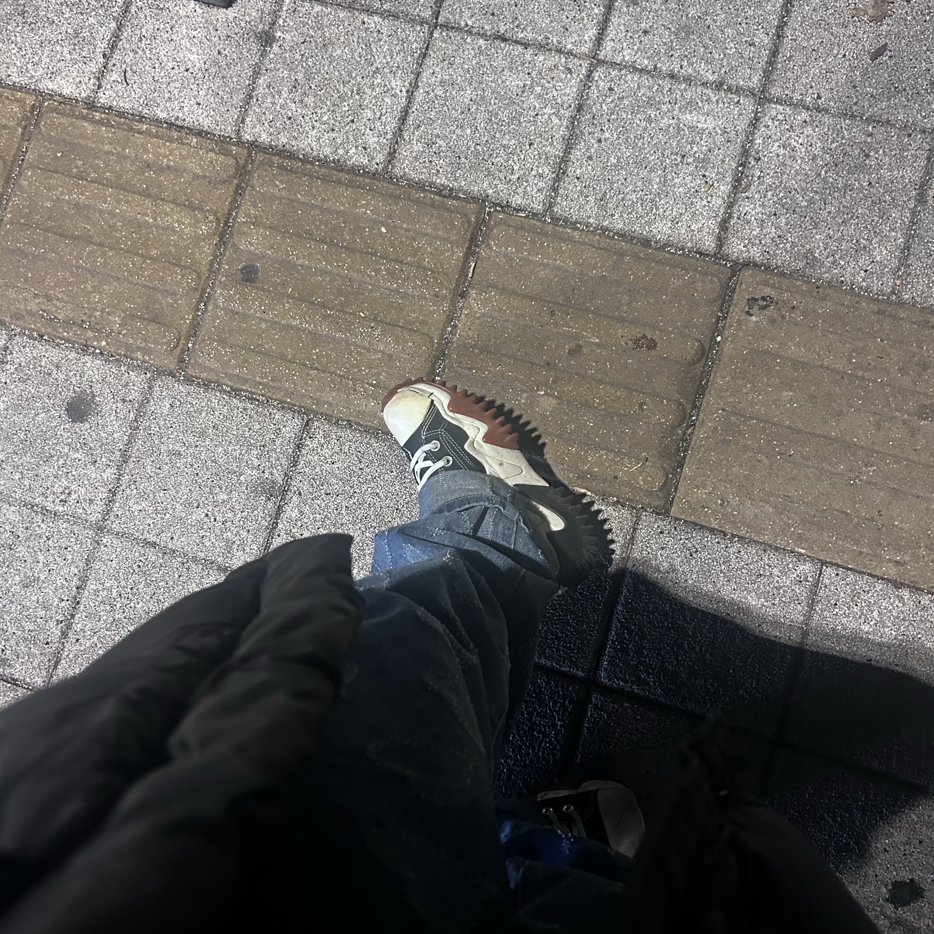 Converse Run Star Motion High Black 착용 스타일