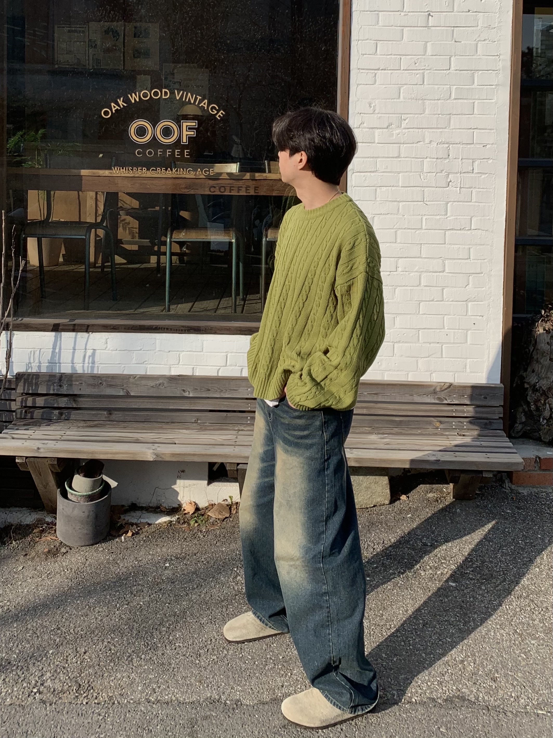 Birkenstock Boston Soft Footbed Taupe - Regular 착용 스타일 - 3