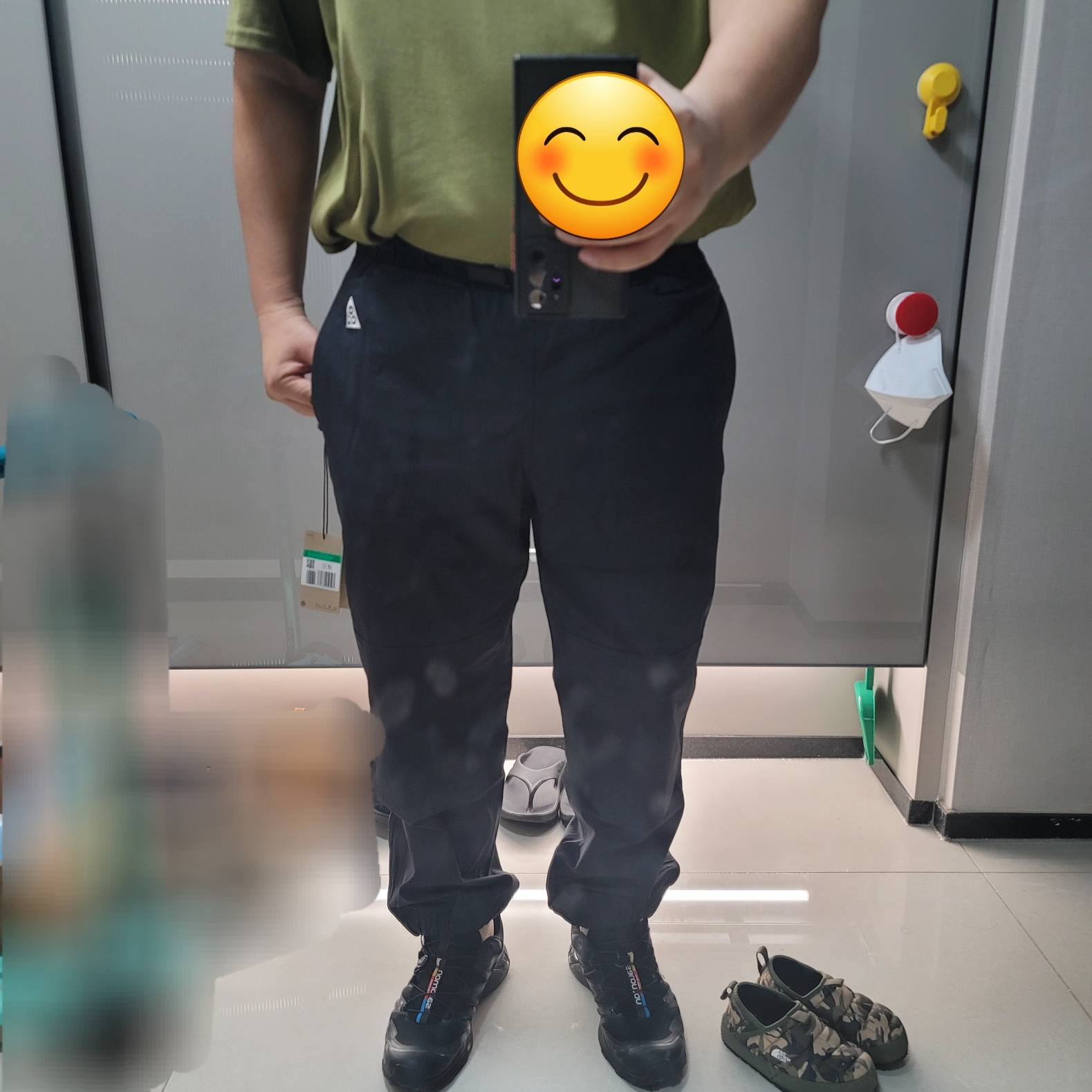 Nike ACG Trail Pants Black Anthracite - US/EU 착용 스타일