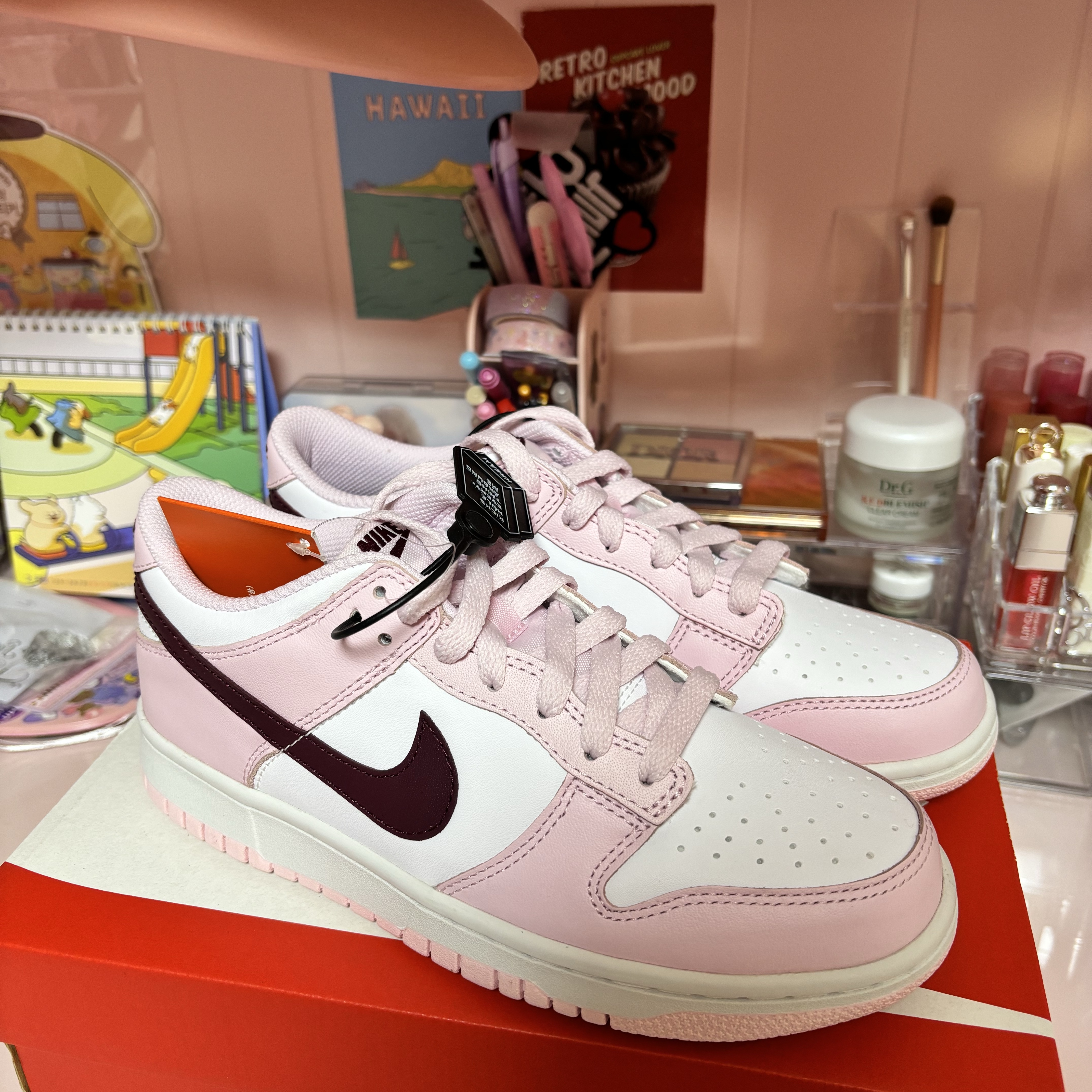 (GS) Nike Dunk Low Pink Foam 착용 스타일
