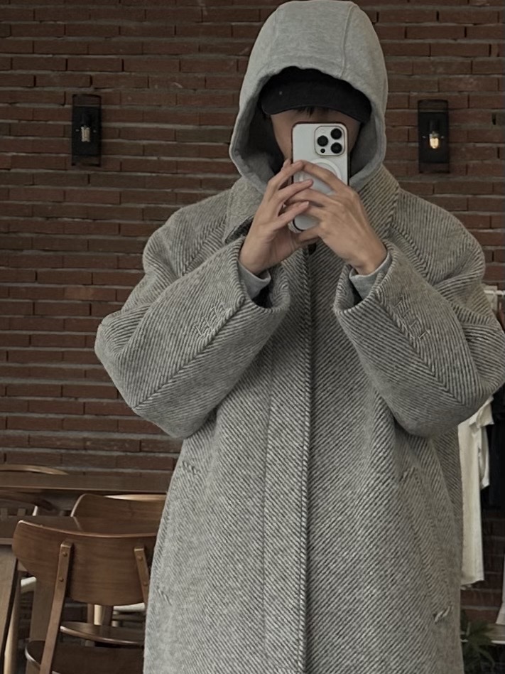 Nike Solo Swoosh Fleece Pullover Hoodie Grey - Asia, Nike ACG Heritage 86 Cap Black 착용 스타일 - 1