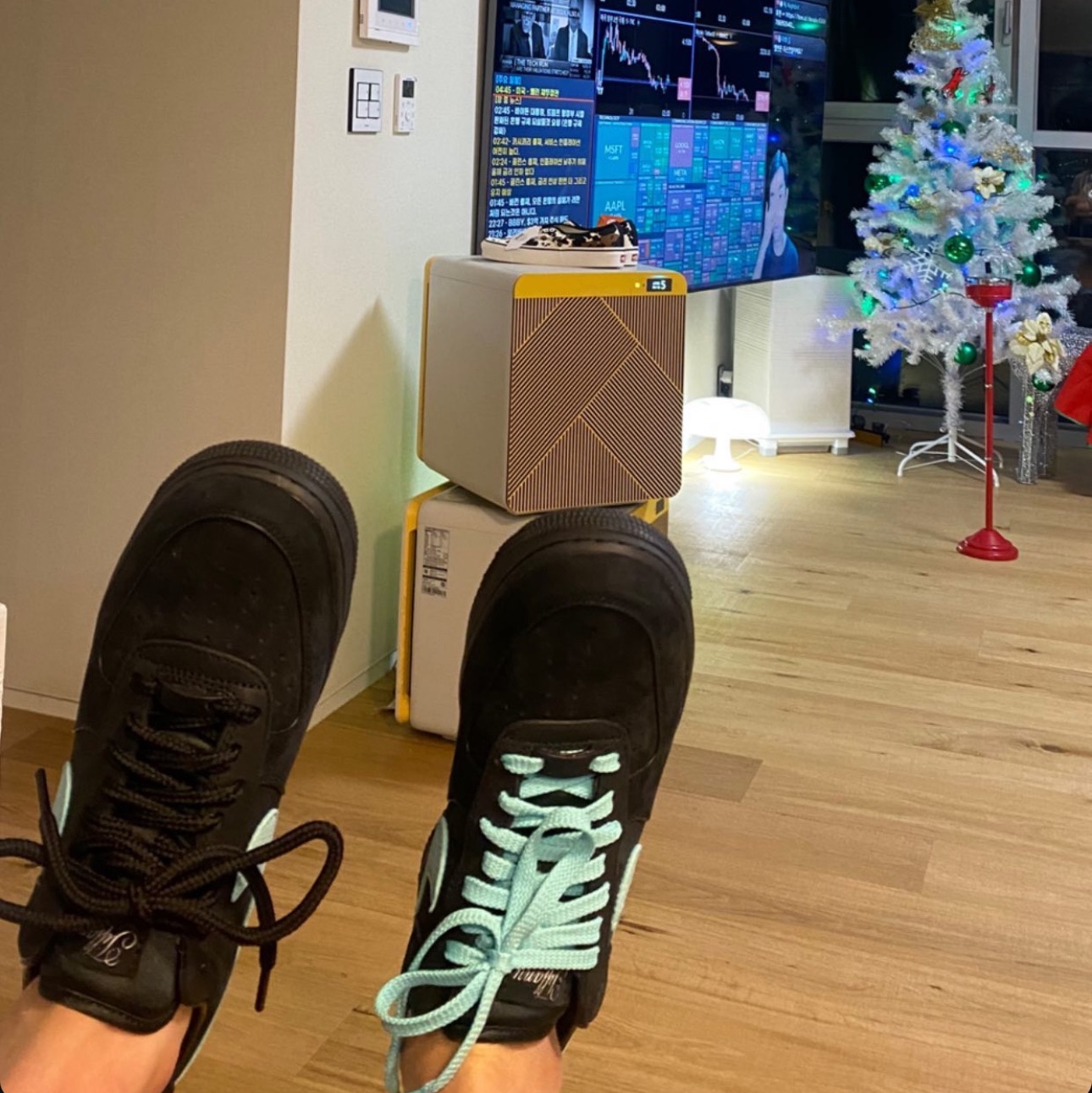 Nike x Tiffany & Co. Air Force 1 Low SP 1837 착용 스타일