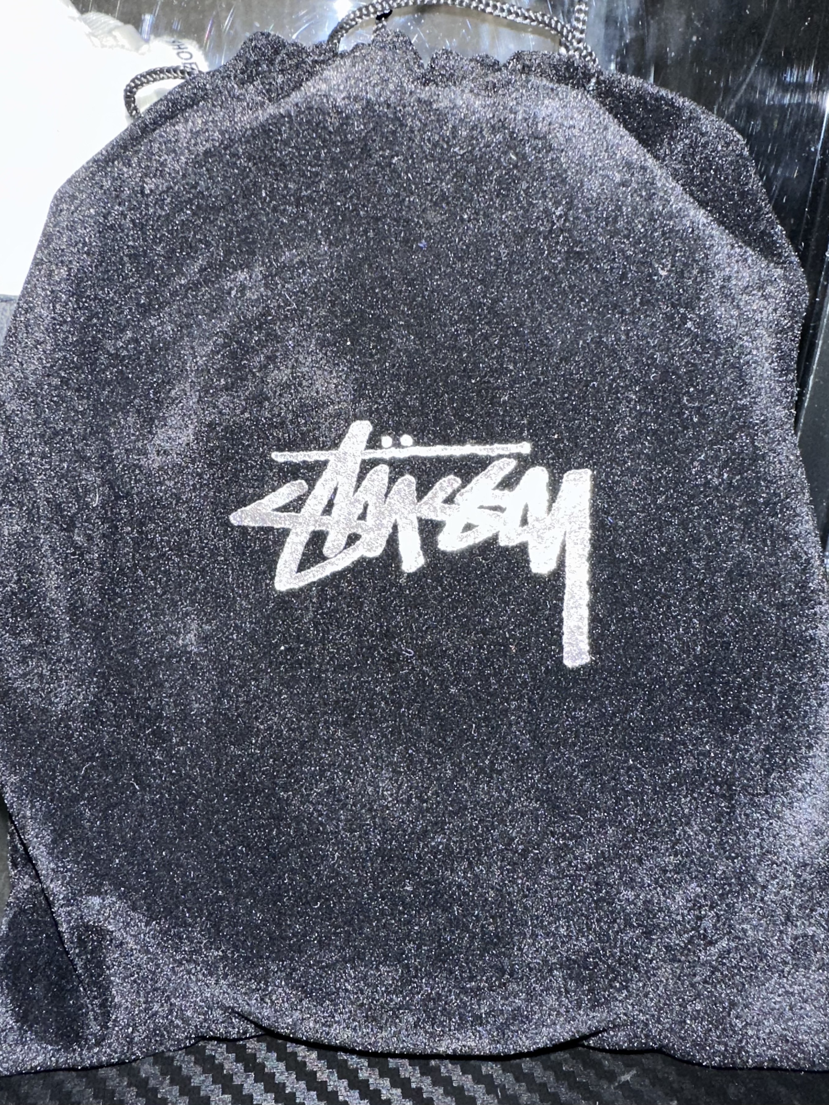 Stussy SS-Link Buckle Belt Black 착용 스타일 - 1
