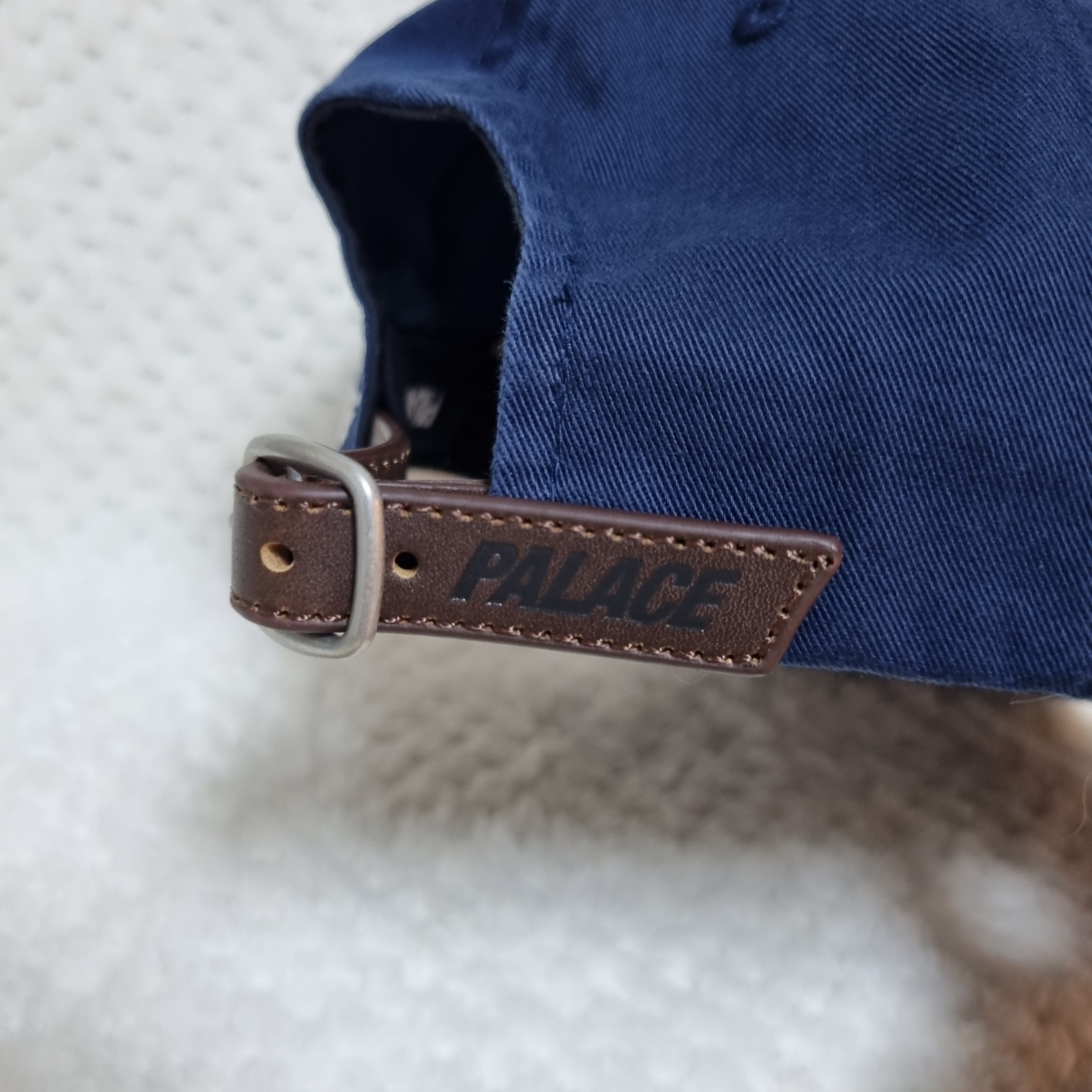 Palace P 6-Panel Cap Navy - 24SS 착용 스타일 - 3