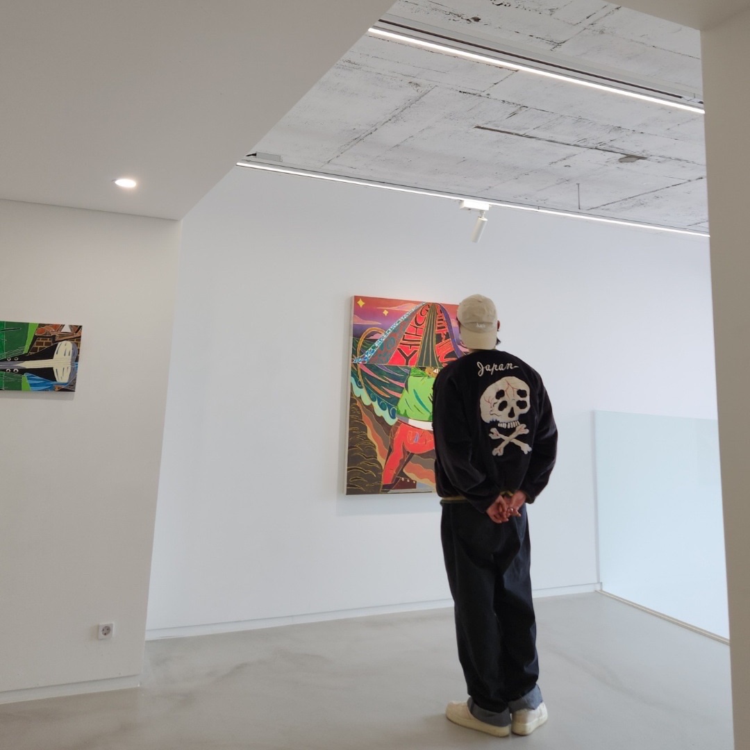 Kapital Sulfurized Velveteen Toro Toro Souvenir Jacket Black Kinari 착용 스타일 - 1