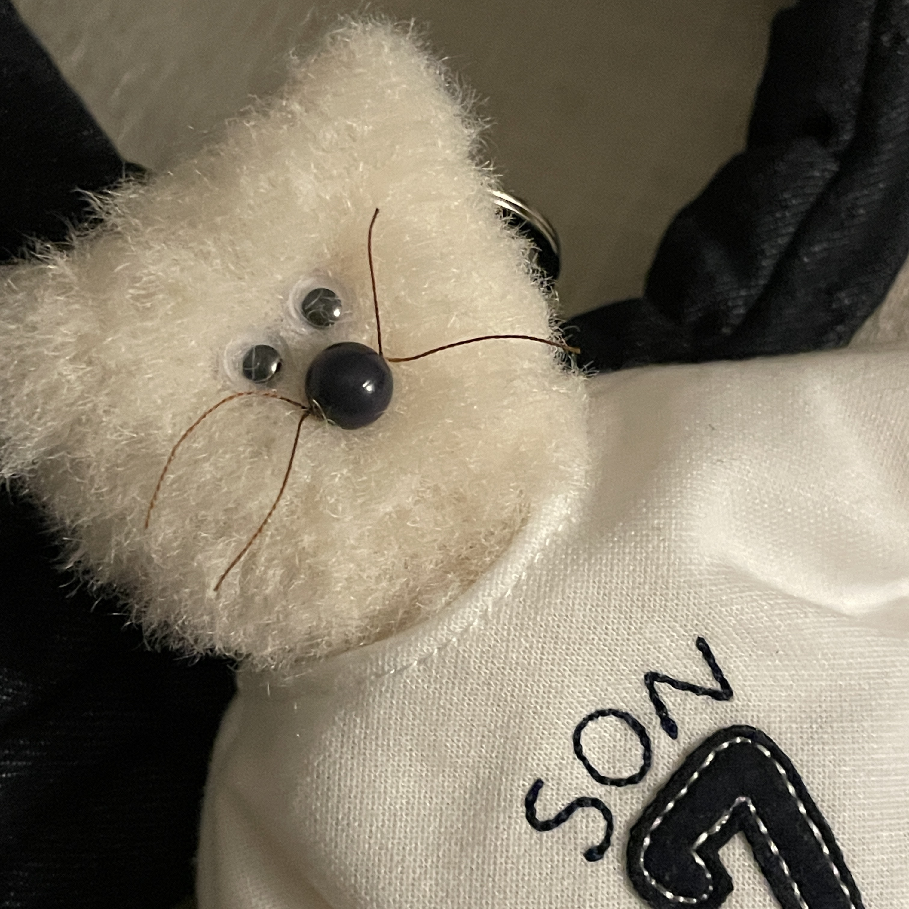 [예약 배송] NOS7 x Monamhee SON.hee Cream, COS Quilted Micro Bag Dark Blue Denim 착용 스타일 - 2