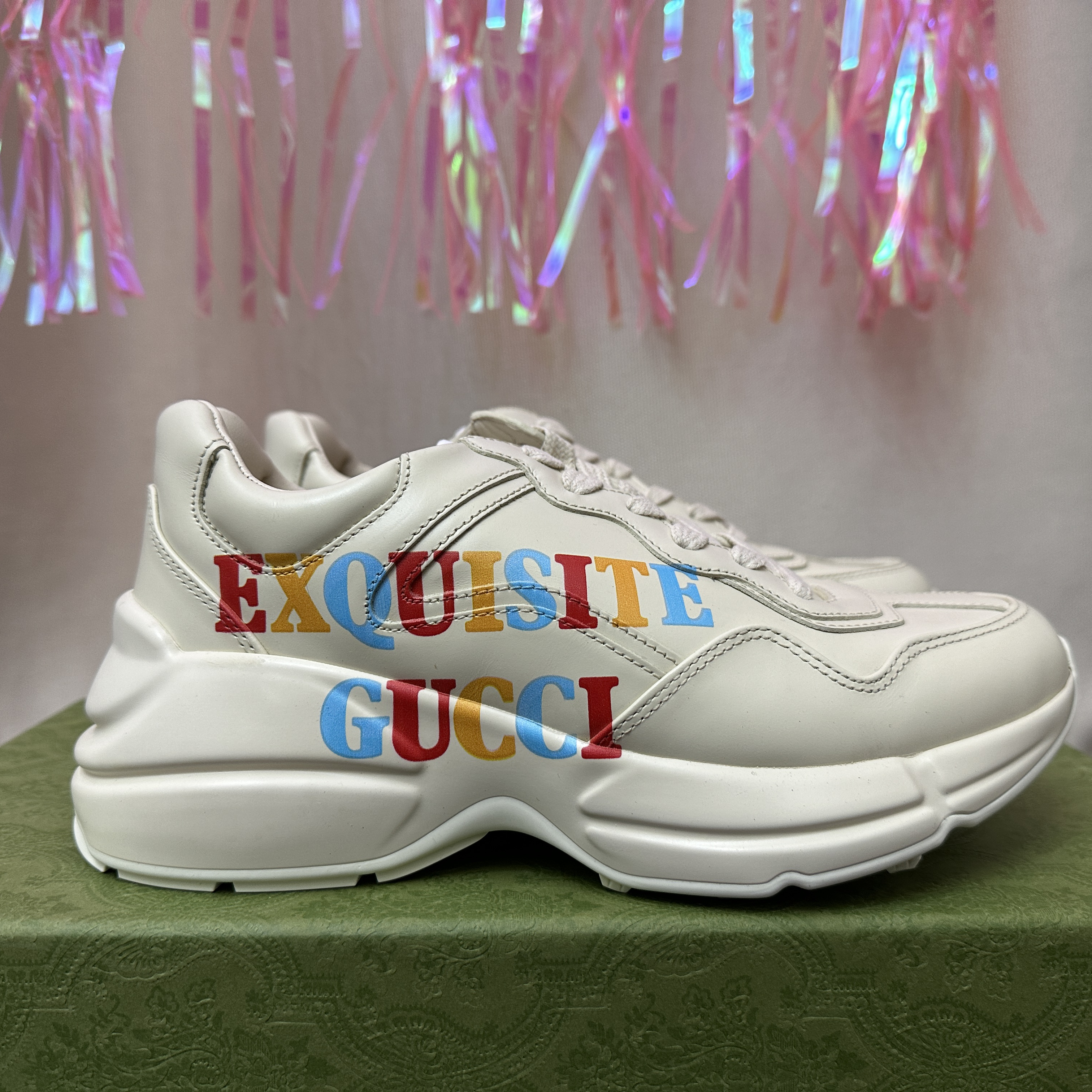 (W) Gucci Rhyton Exquisite Ivory 착용 스타일 - 1