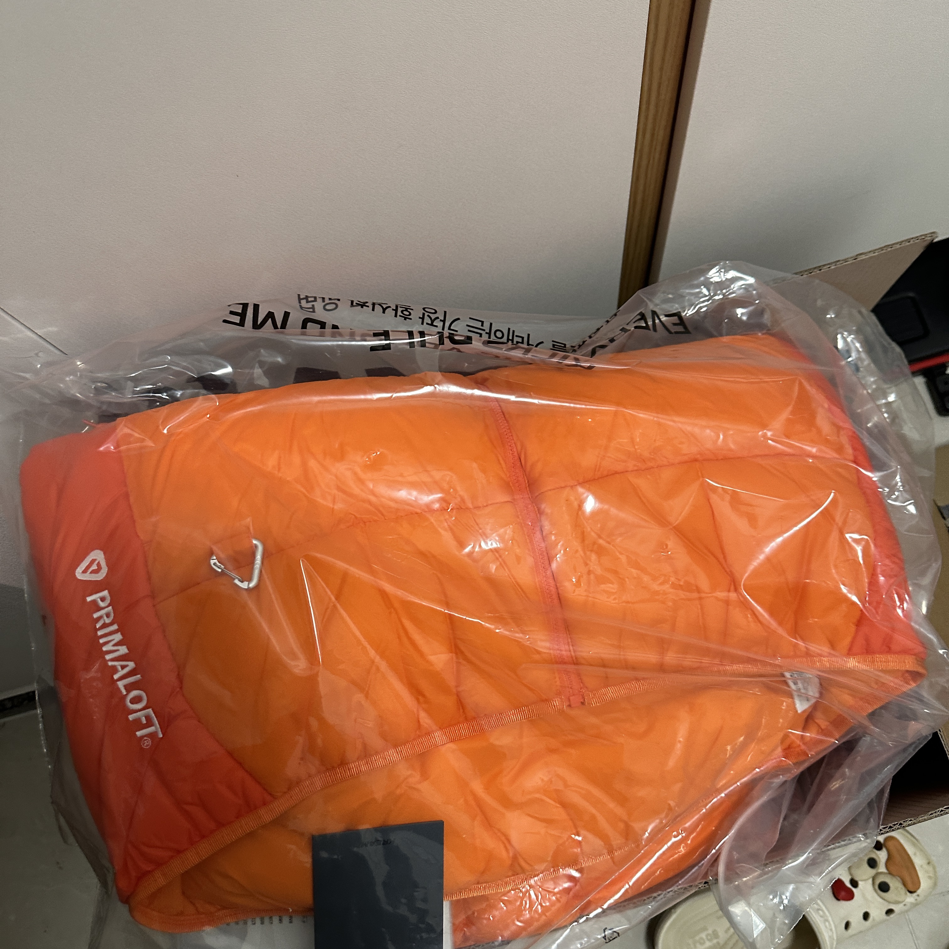 Nike ACG Therma-Fit ADV Lunar Lake Puffer Jacket Safety Orange - Asia 착용 스타일 - 1