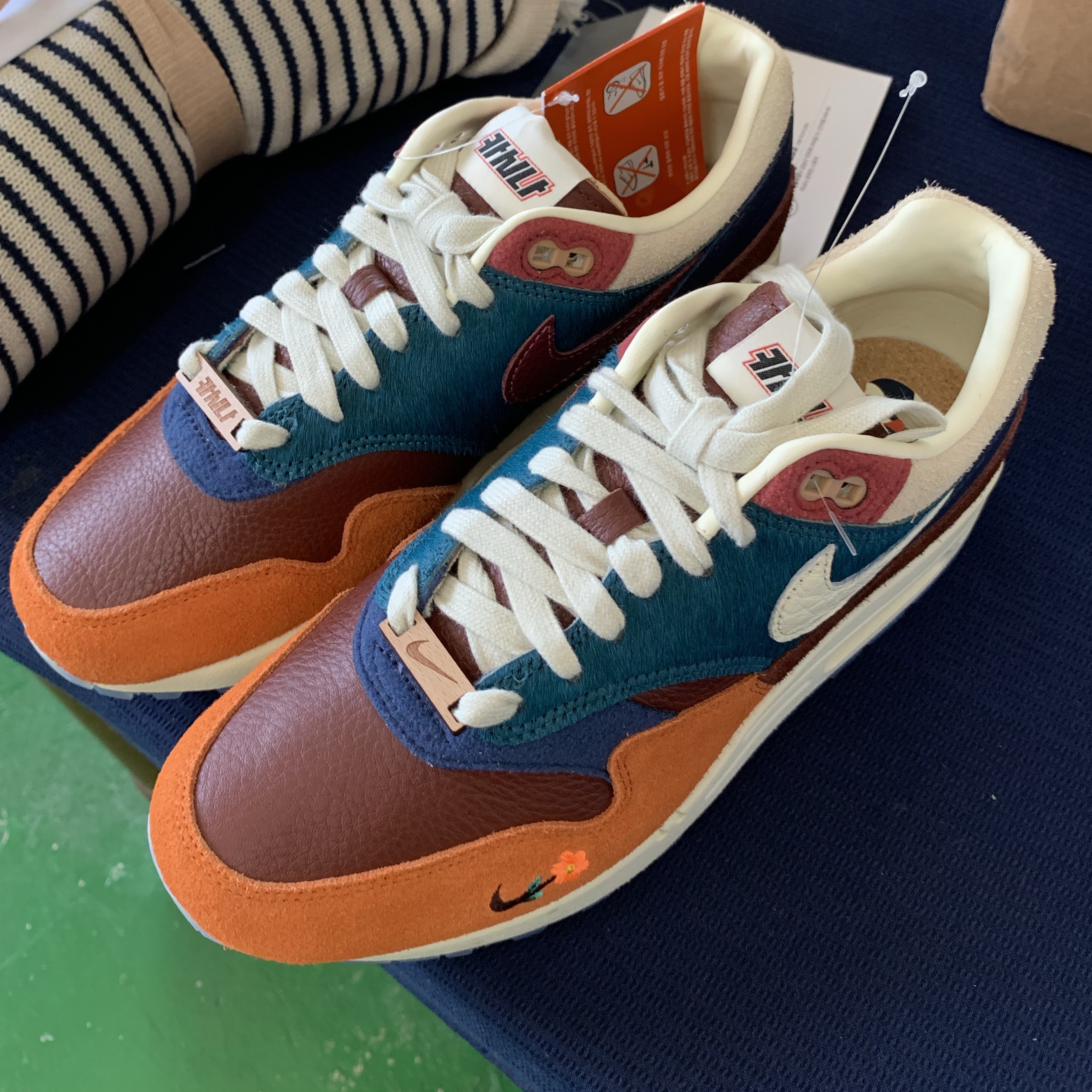 Nike x Kasina Air Max 1 SP Won-Ang Orange 착용 스타일