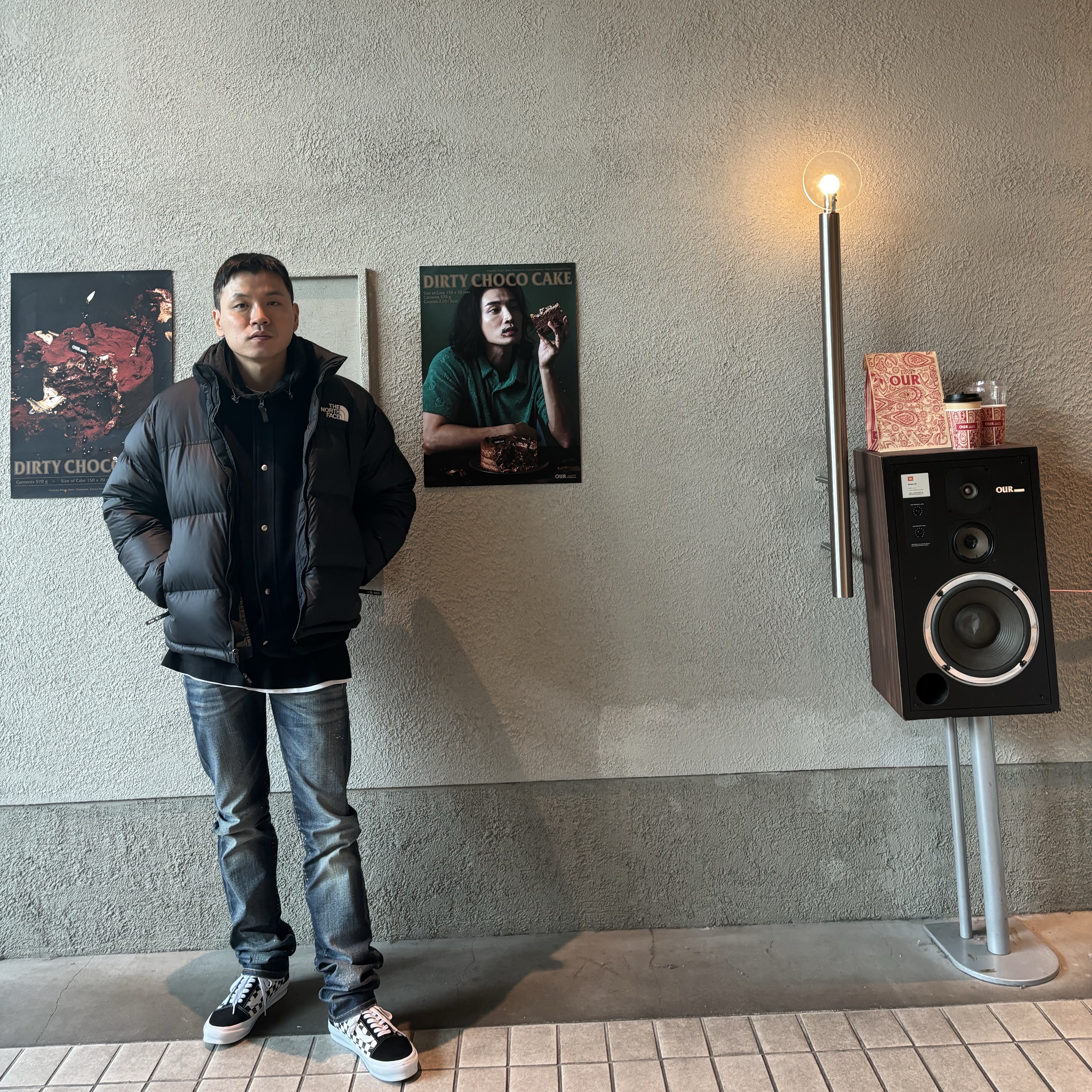 The North Face 1996 Eco Nuptse Jacket Black, Vans Vault OG Old Skool LX Black Classic White Checkerboard 착용 스타일 - 2