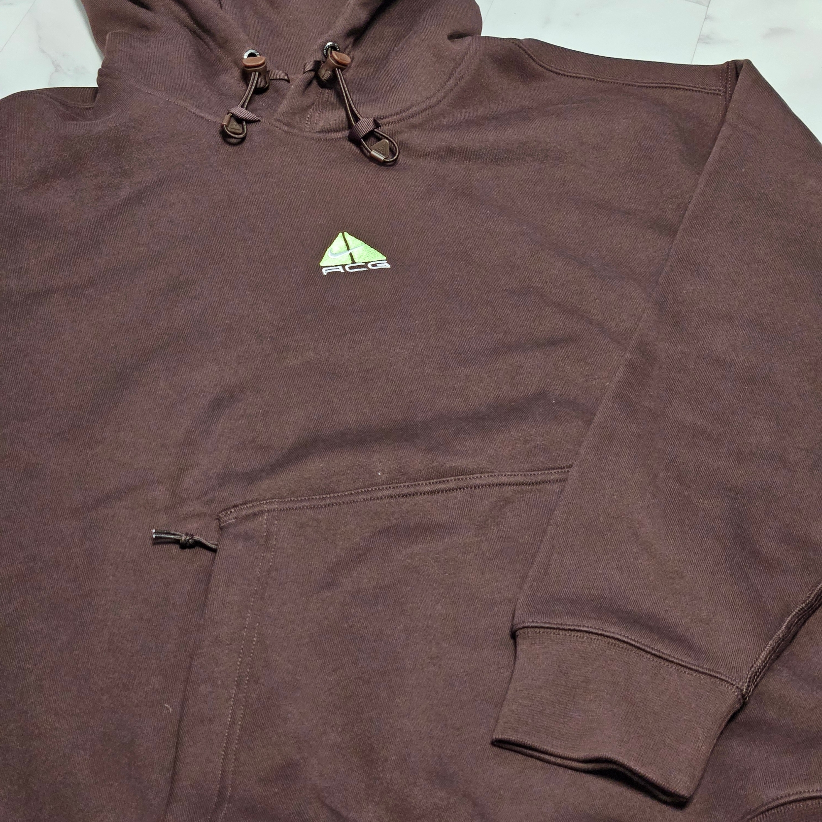 Nike ACG Therma-Fit Fleece Pullover Hoodie Earth - Asia 착용 스타일 - 2