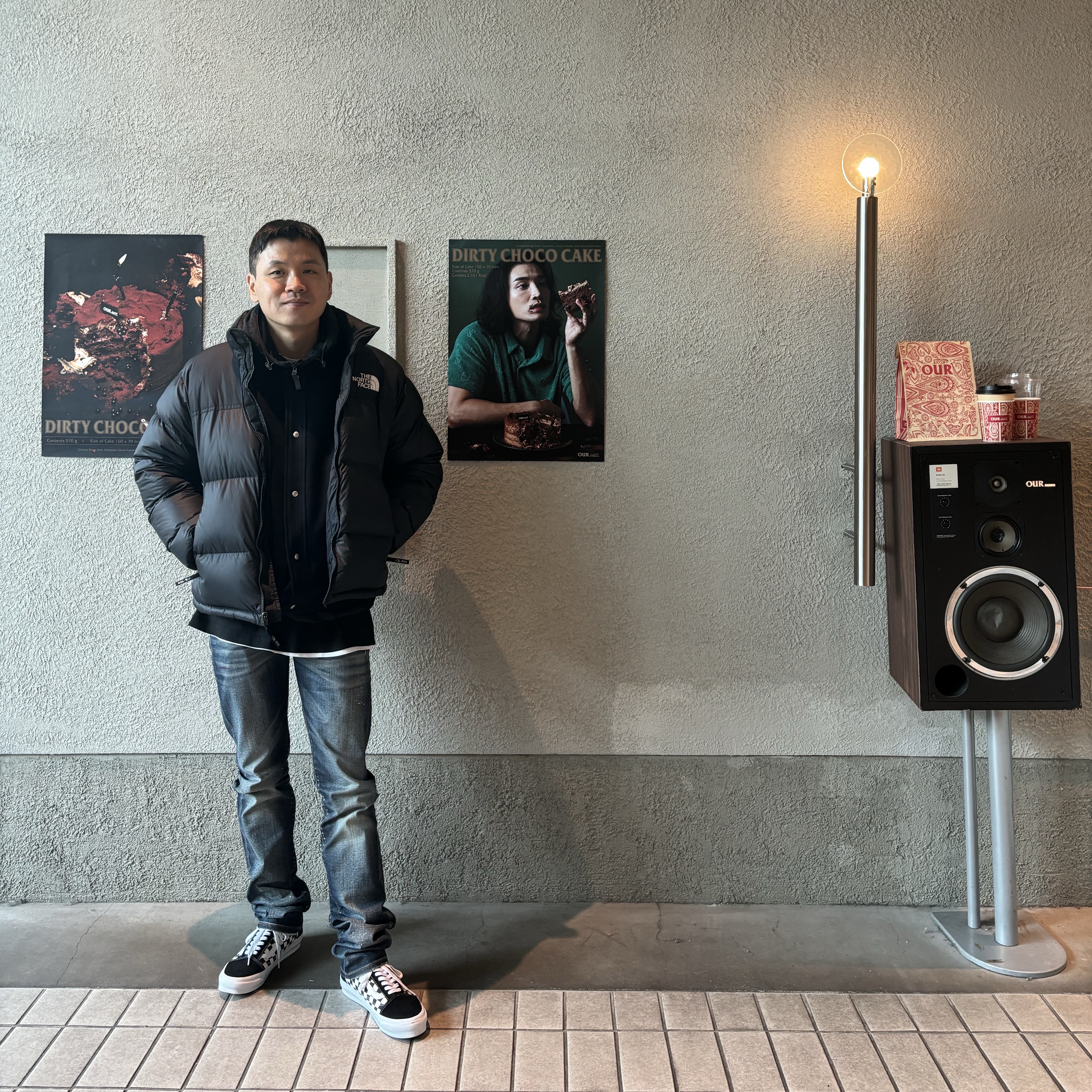 The North Face 1996 Eco Nuptse Jacket Black, Vans Vault OG Old Skool LX Black Classic White Checkerboard 착용 스타일 - 1