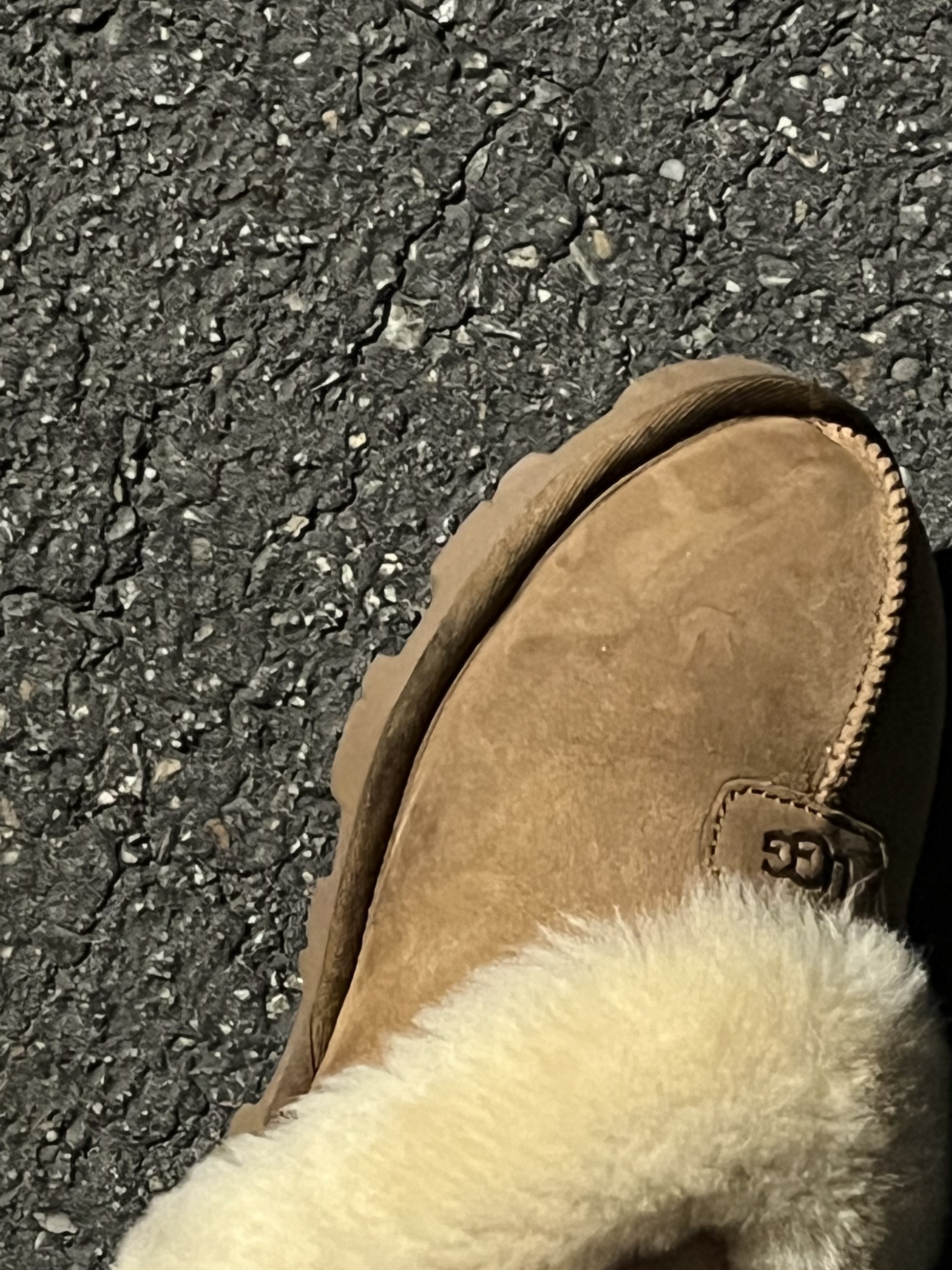 (W) UGG Coquette Slipper Chestnut 착용 스타일 - 3