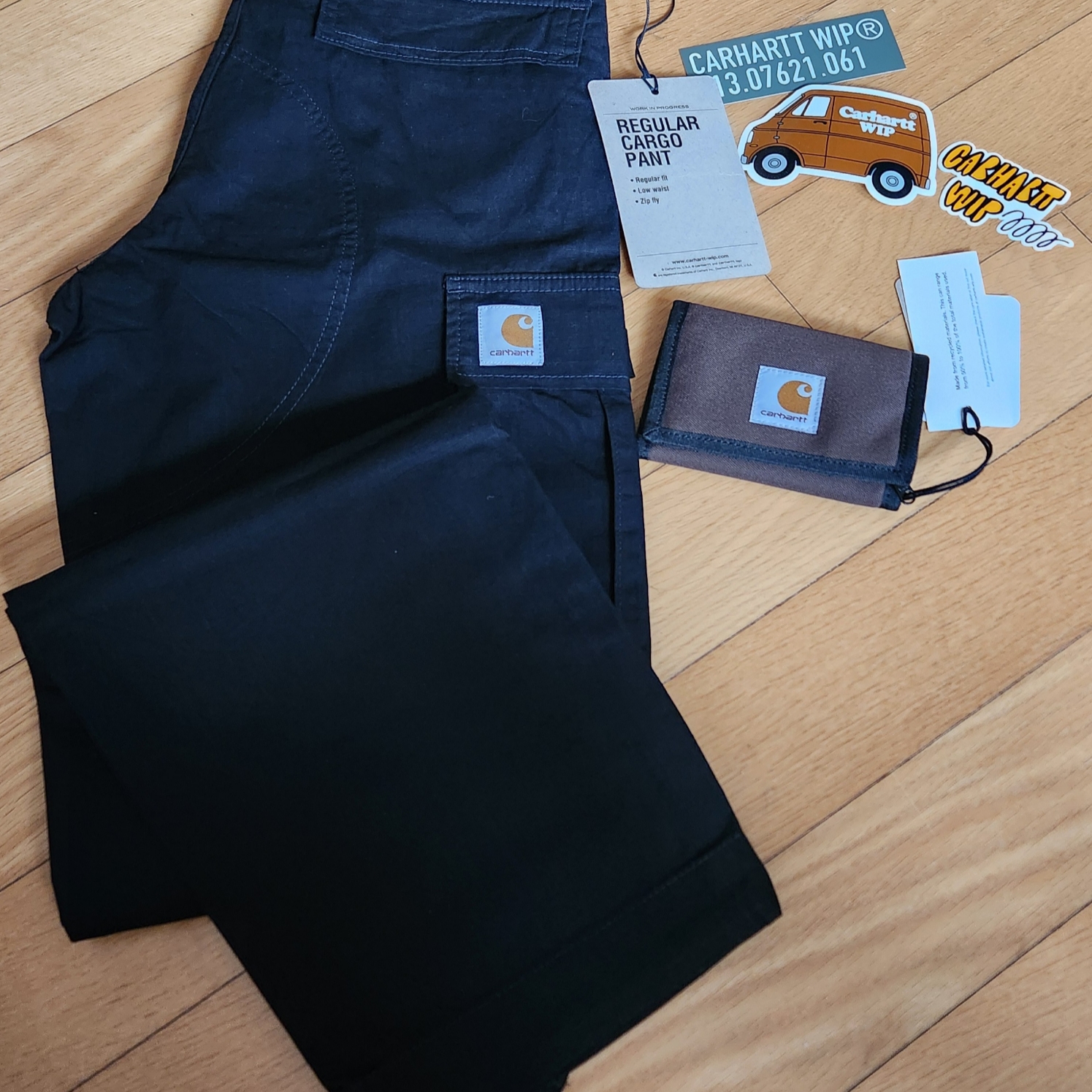 Carhartt WIP Columbia Ripstop Regular Cargo Pant Black 착용 스타일