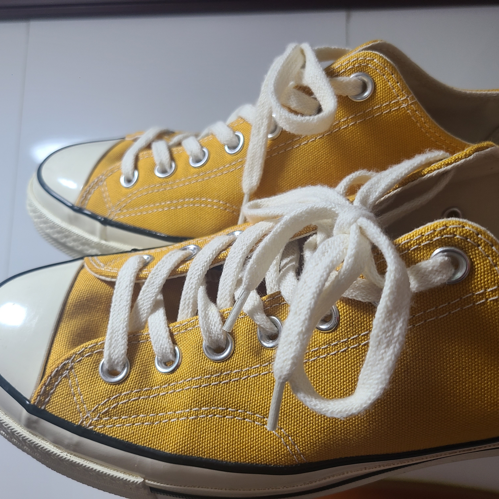 Converse Chuck 70 Ox Vintage Canvas Sunflower 착용 스타일