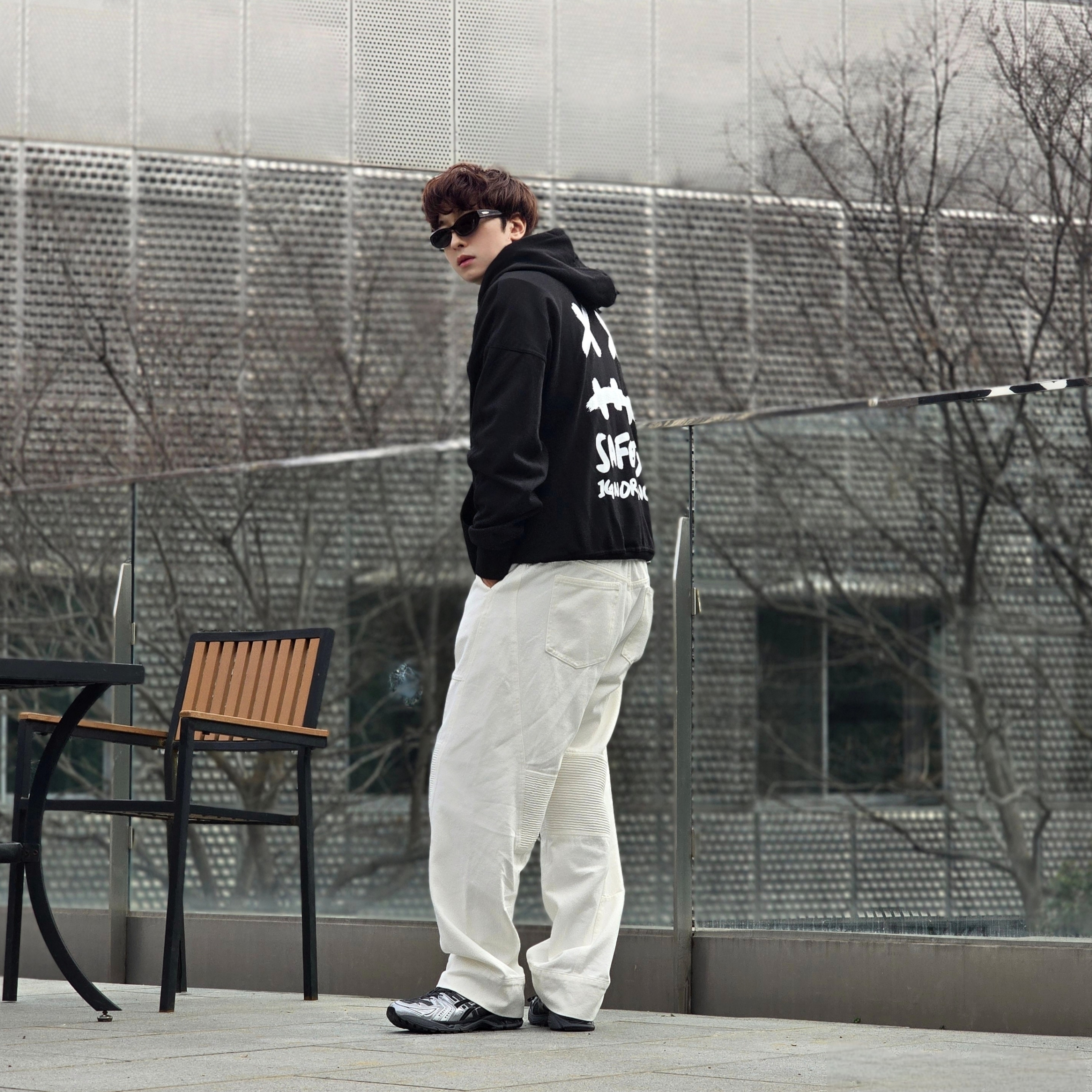 Asics x Unaffected Gel-Kayano 14 Silver Moon 착용 스타일 - 5