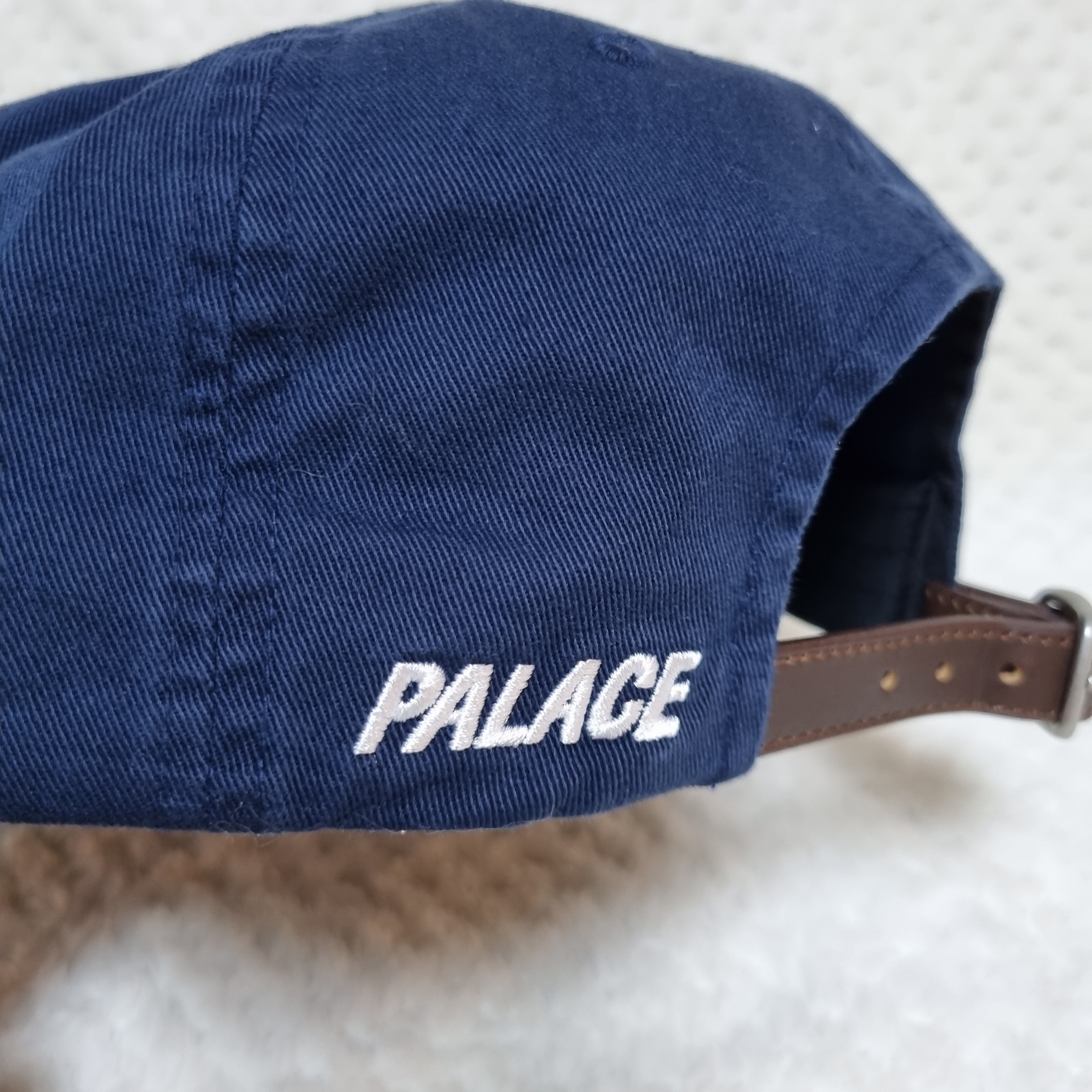 Palace P 6-Panel Cap Navy - 24SS 착용 스타일 - 2