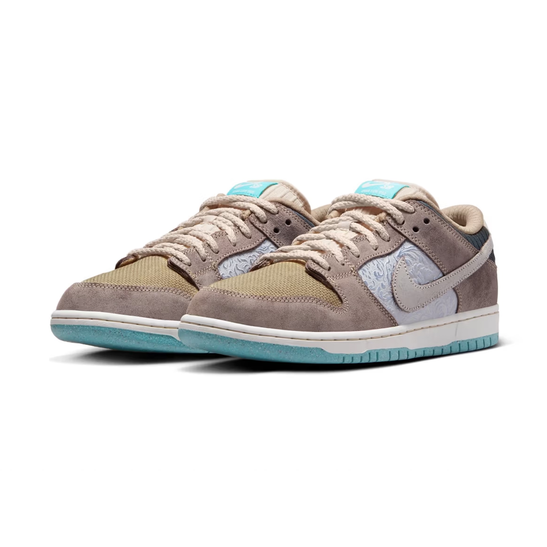 Nike SB Dunk Low Pro Court Purple, Nike SB Dunk Low PRM Coconut Milk 착용 스타일 - 2