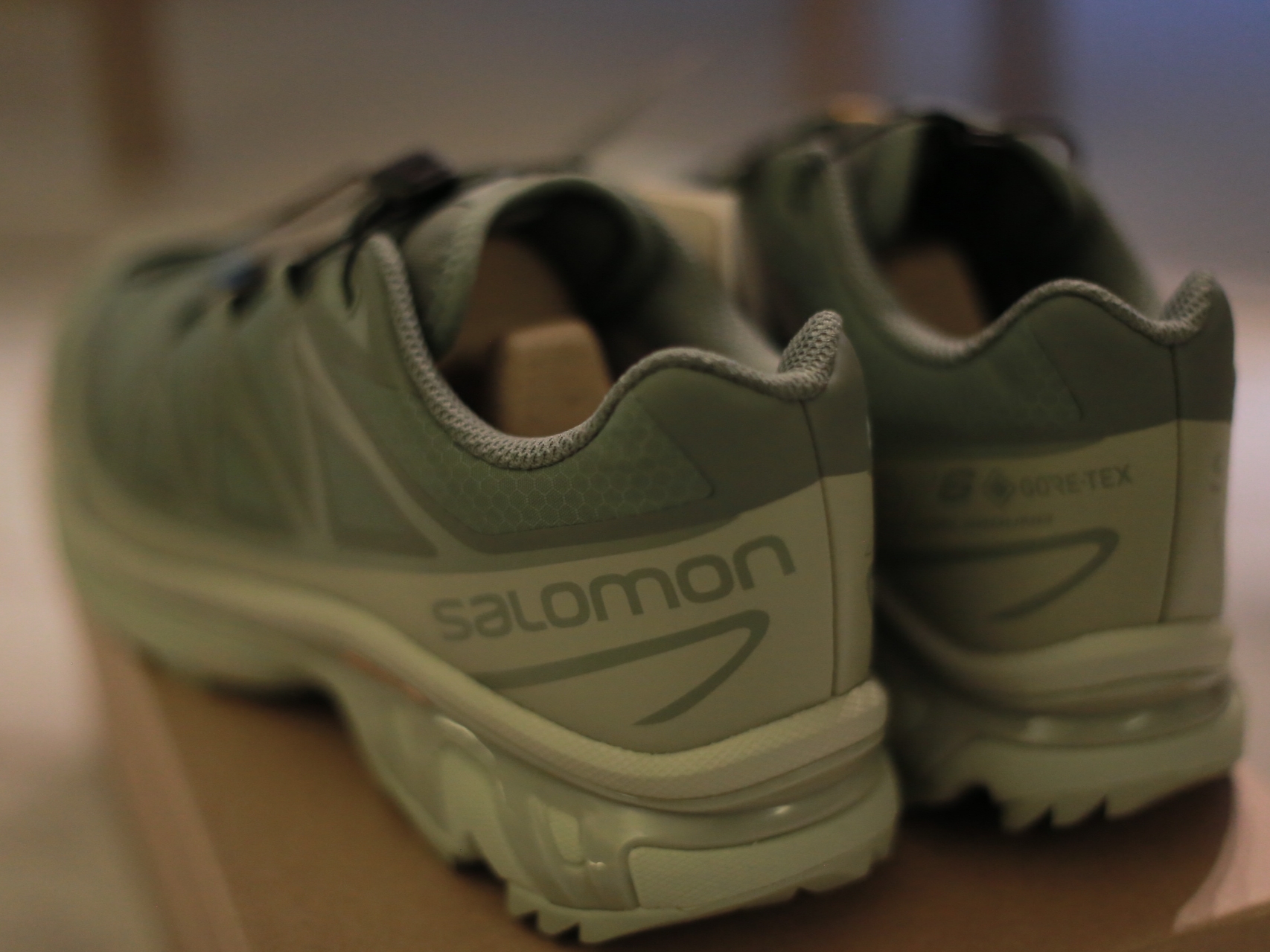 Salomon XT-6 GTX Desert Sage 착용 스타일 - 3