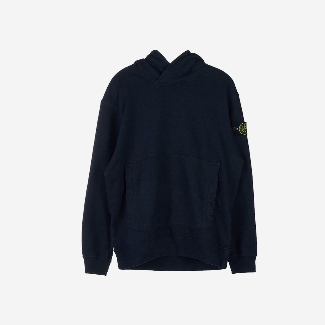 Stone Island 61820 Cotton Fleece Hooded Sweatshirt Navy Blue - 22FW 상세 이미지 1