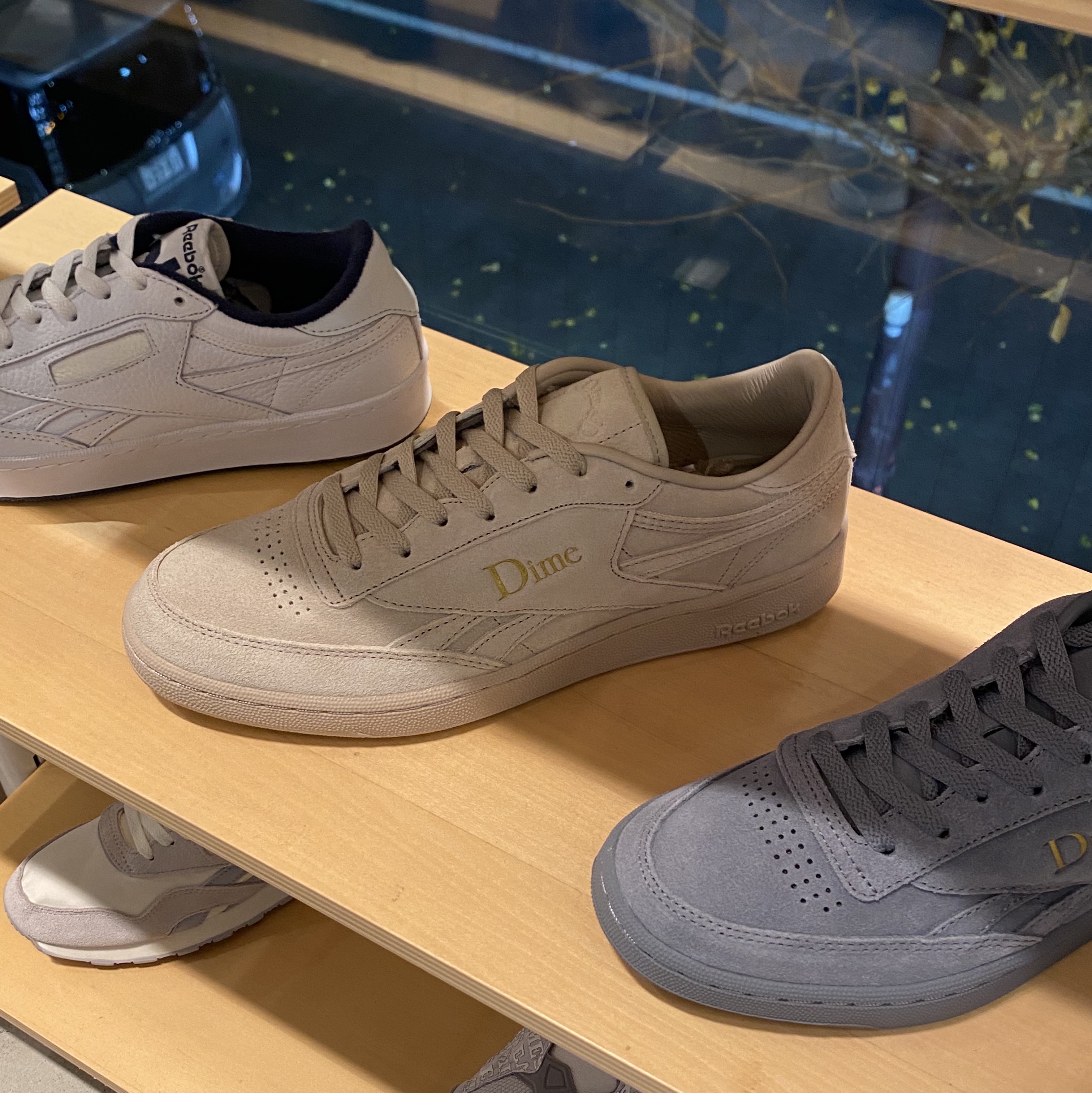 Reebok x Dime Club C Revenge Light Sand, Reebok x Dime Club C Revenge Asteroid Dust 착용 스타일