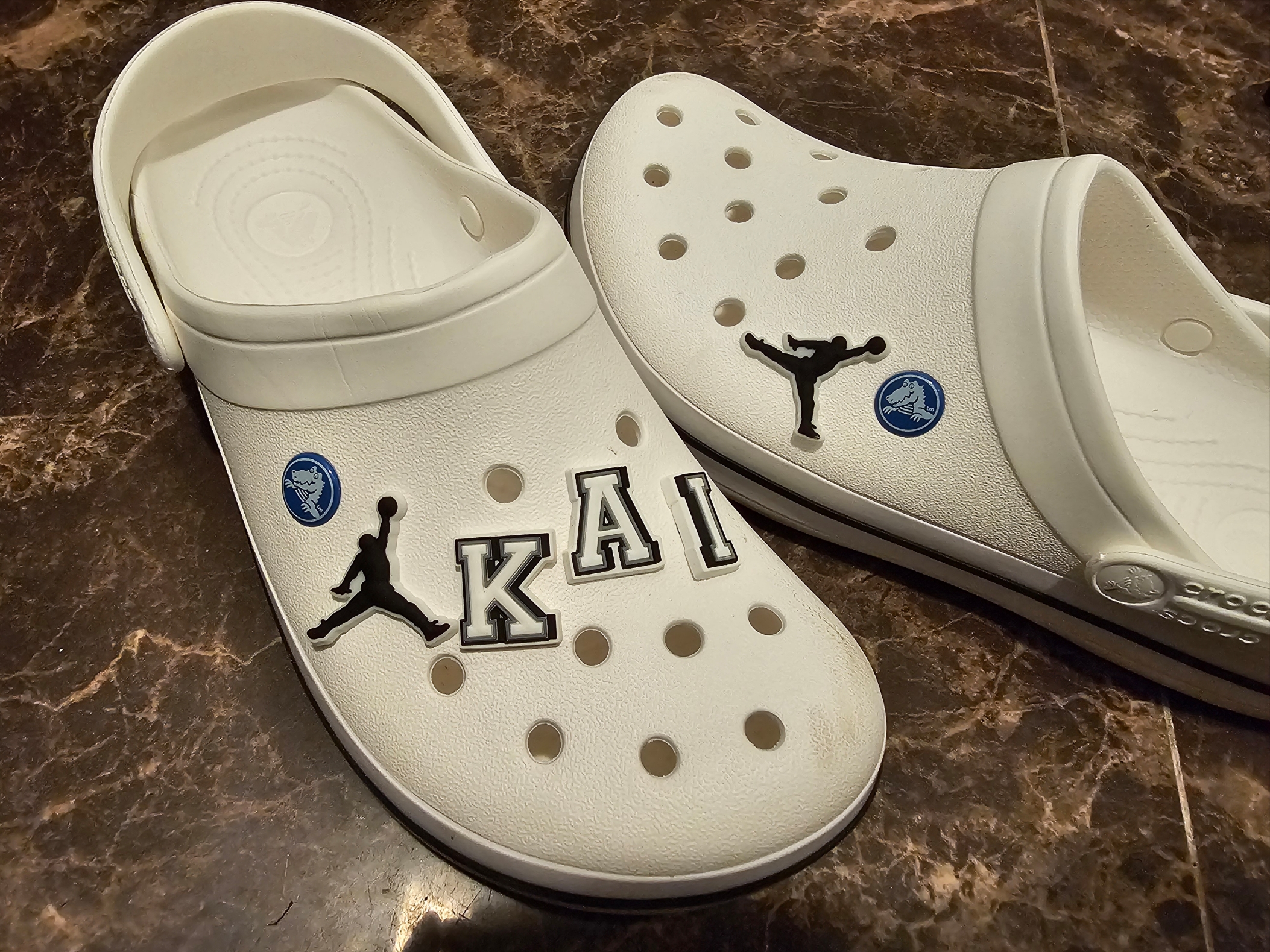 Crocs Crocband Clog White 착용 스타일