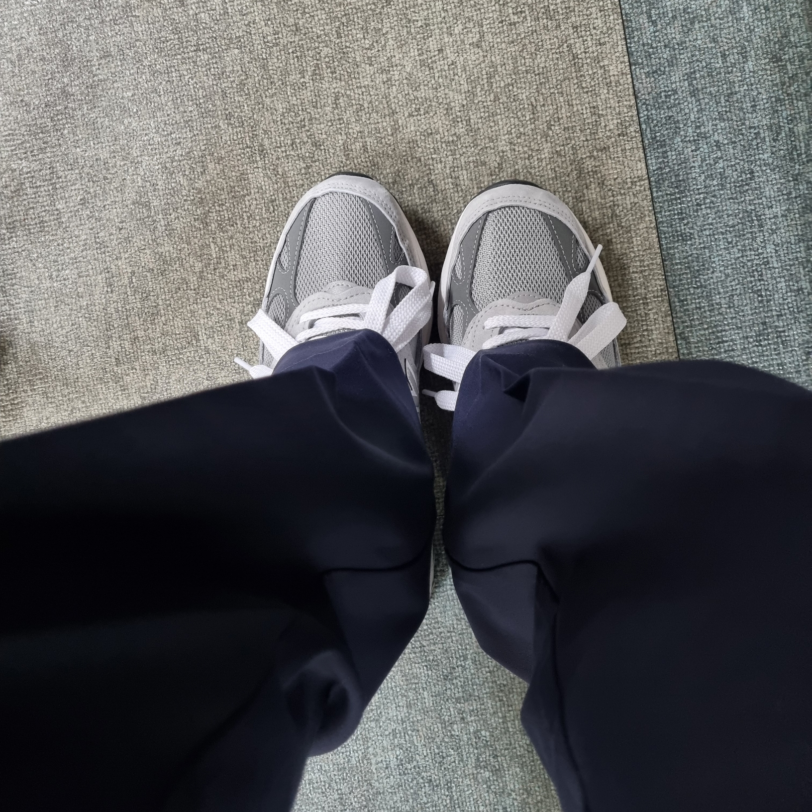 New Balance 993 Made in USA Grey - D Standard 착용 스타일