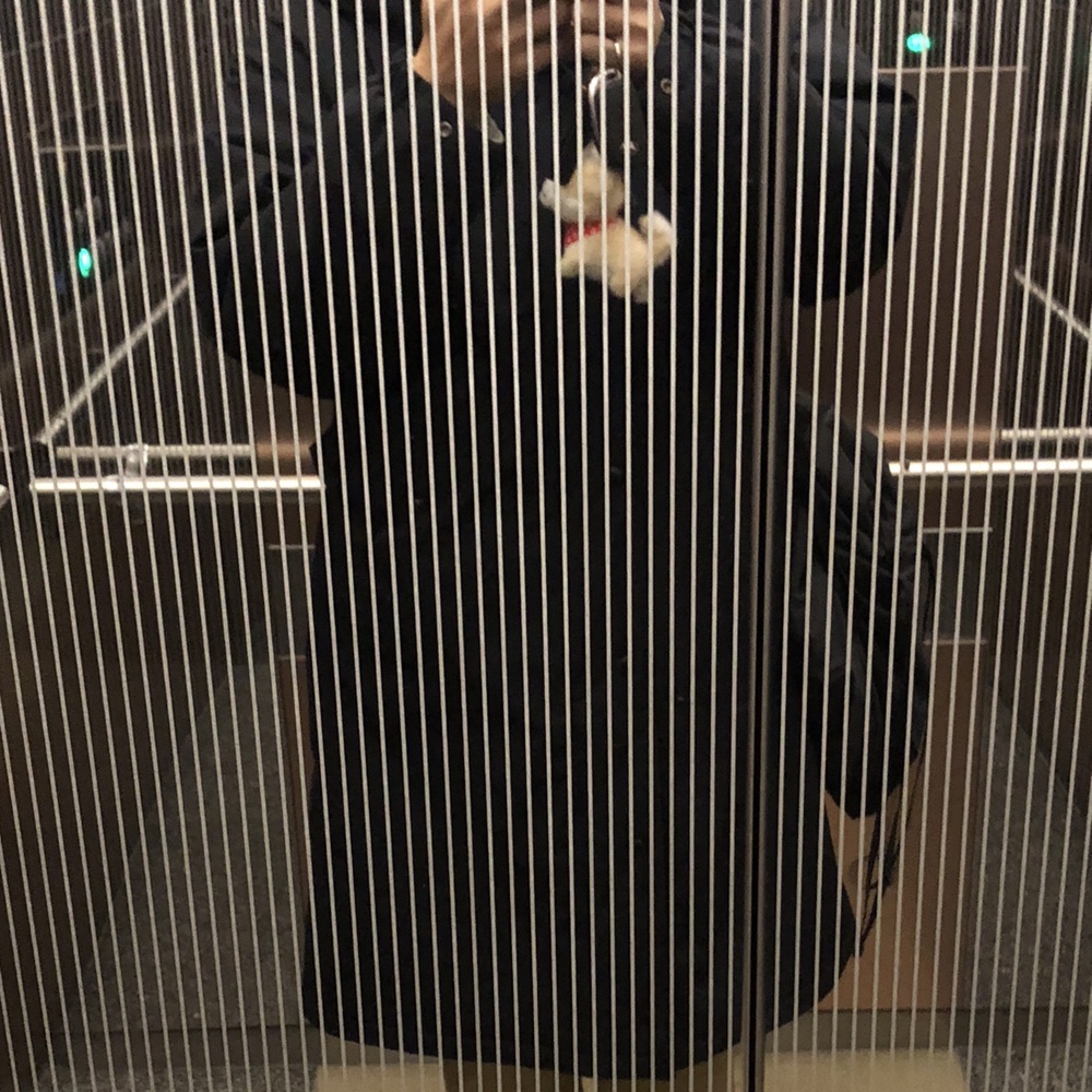 Uniqlo x Engineered Garments Pufftech Hooded Coat Black 착용 스타일