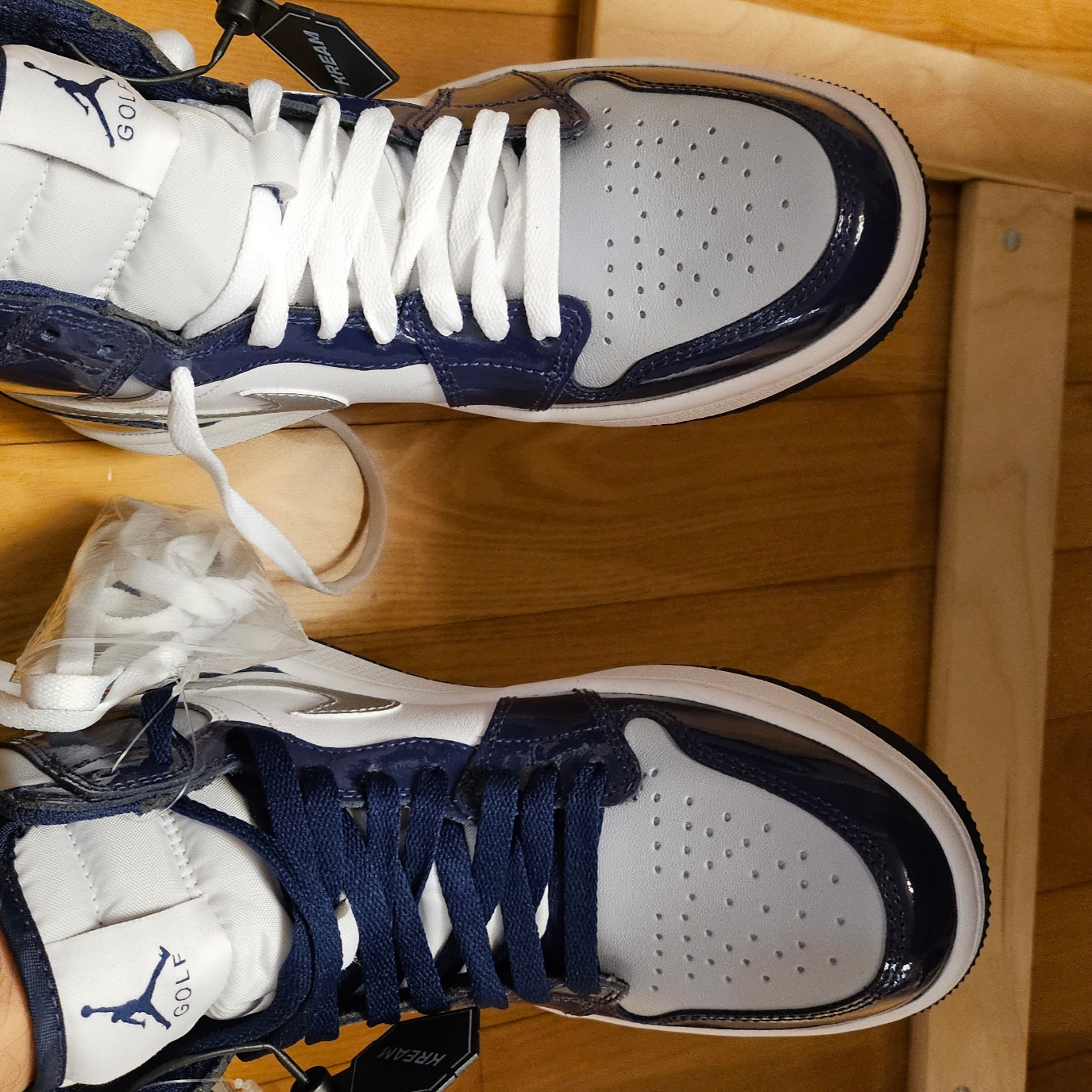 Jordan 1 High Golf Midnight Navy 착용 스타일